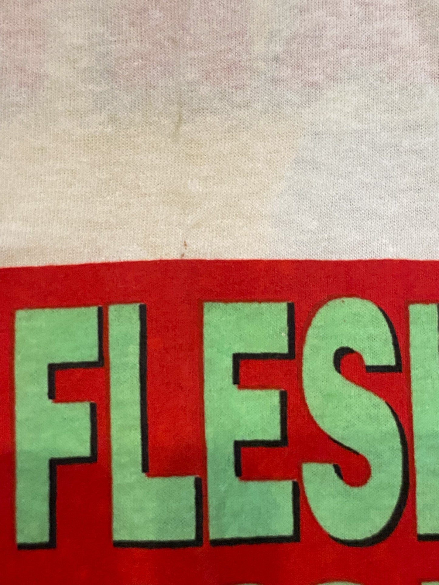 POISON FLESH + BLOOD 1991 VINTAGE DEADSTOCK WORLD TOUR TEE