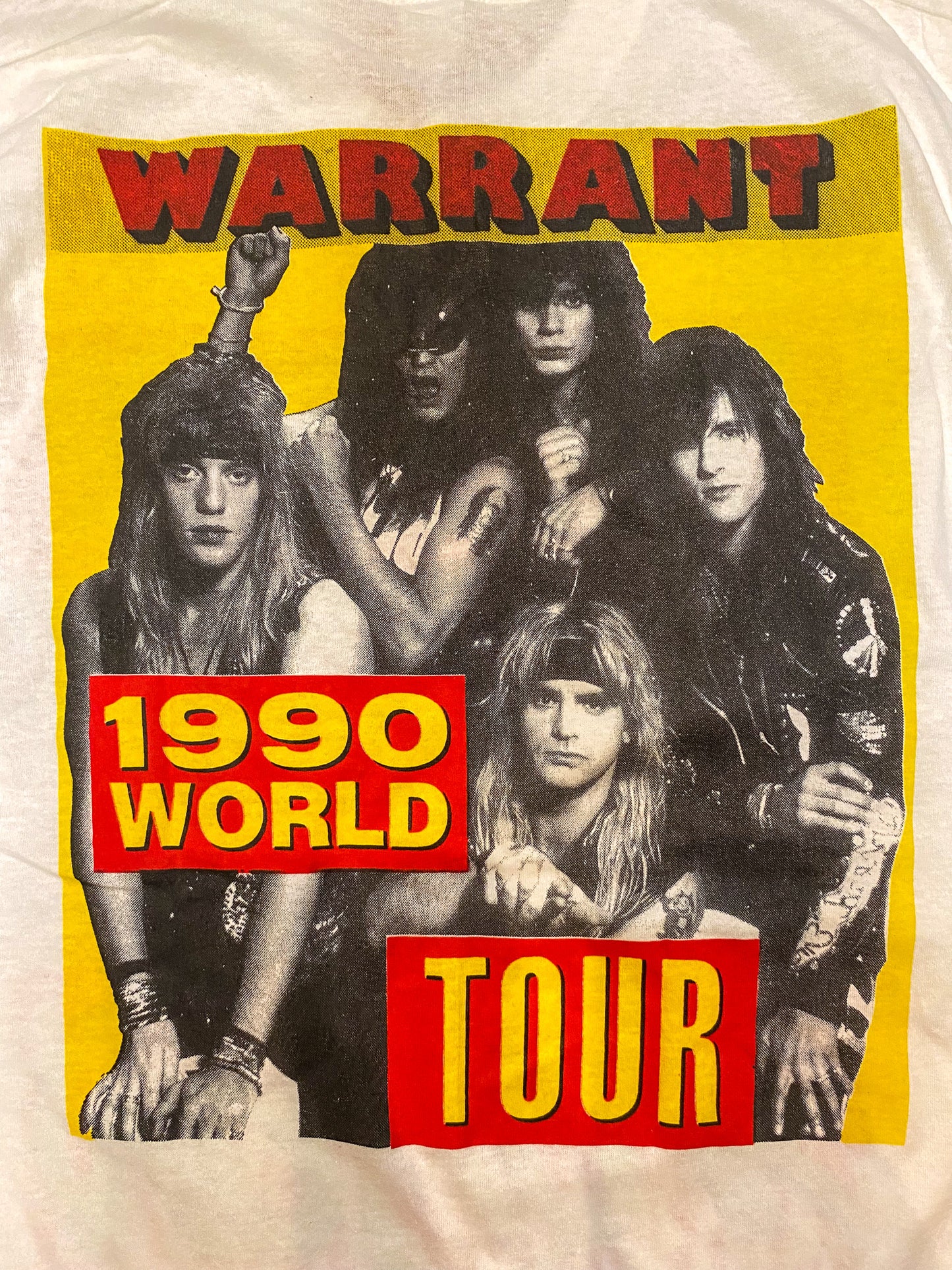 POISON FLESH + BLOOD 1991 VINTAGE DEADSTOCK WORLD TOUR TEE