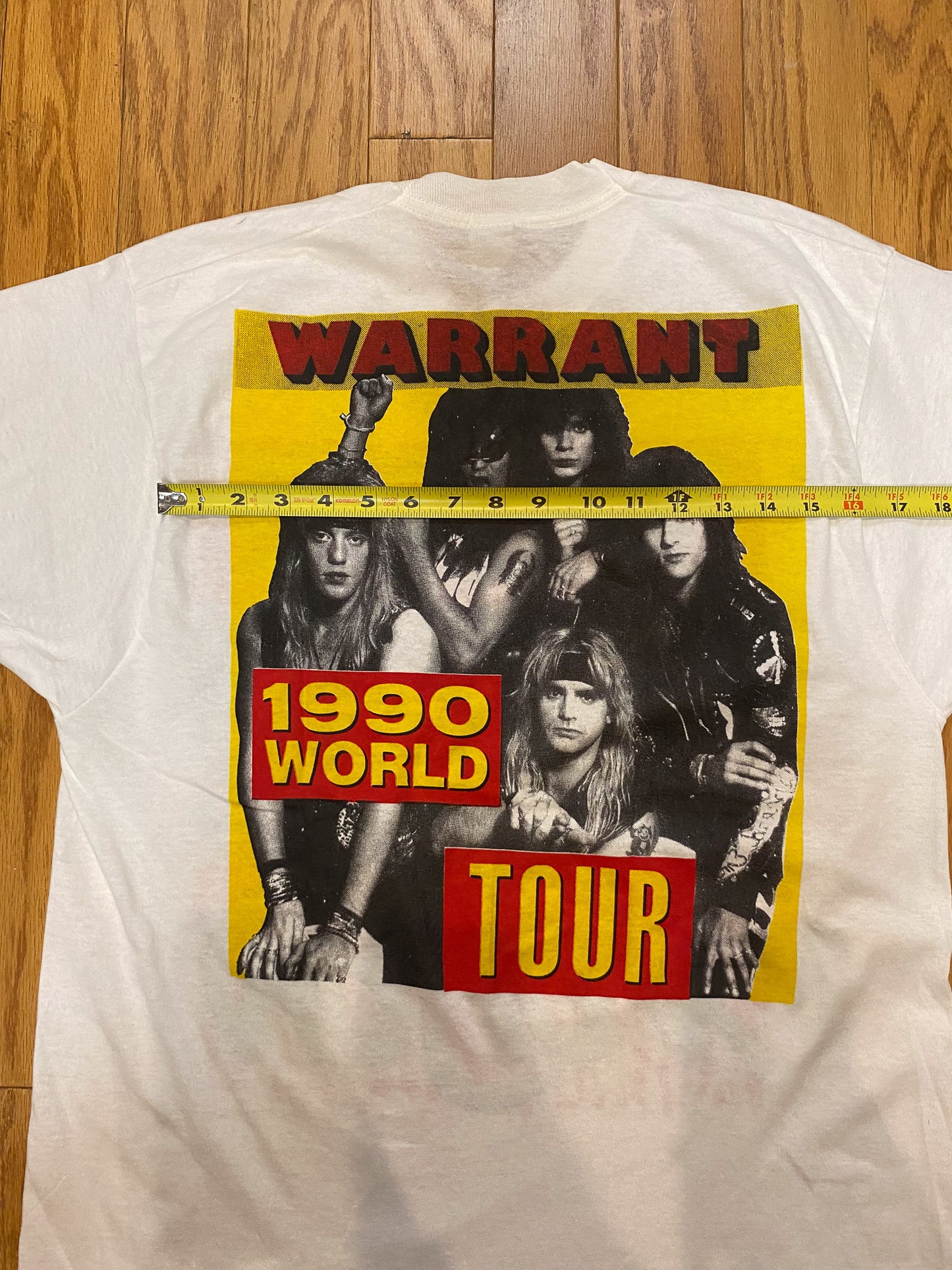 POISON FLESH + BLOOD 1991 VINTAGE DEADSTOCK WORLD TOUR TEE