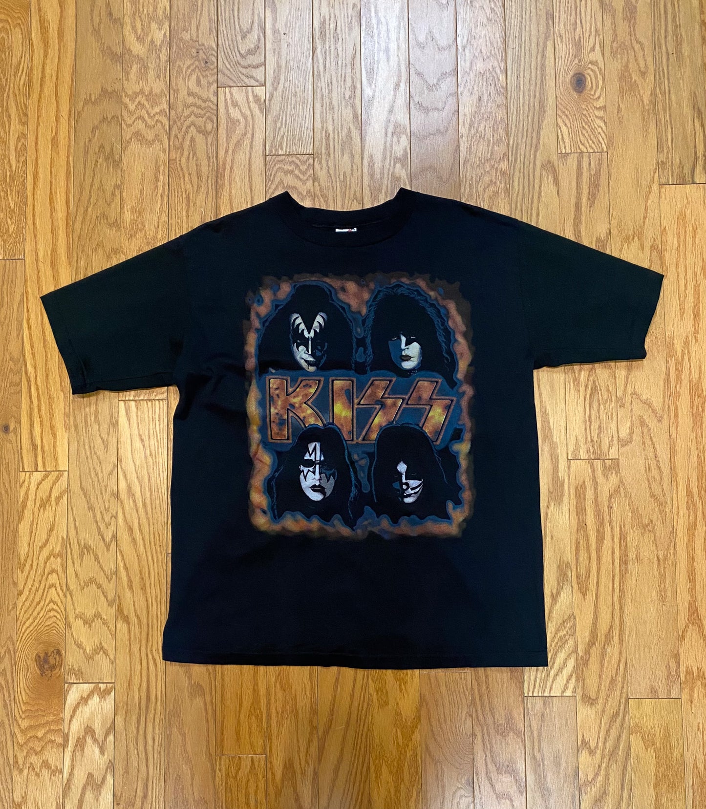 KISS ALIVE WORLDWIDE 1996 VINTAGE DEADSTOCK SINGLE STITCH BLACK TOUR TEE