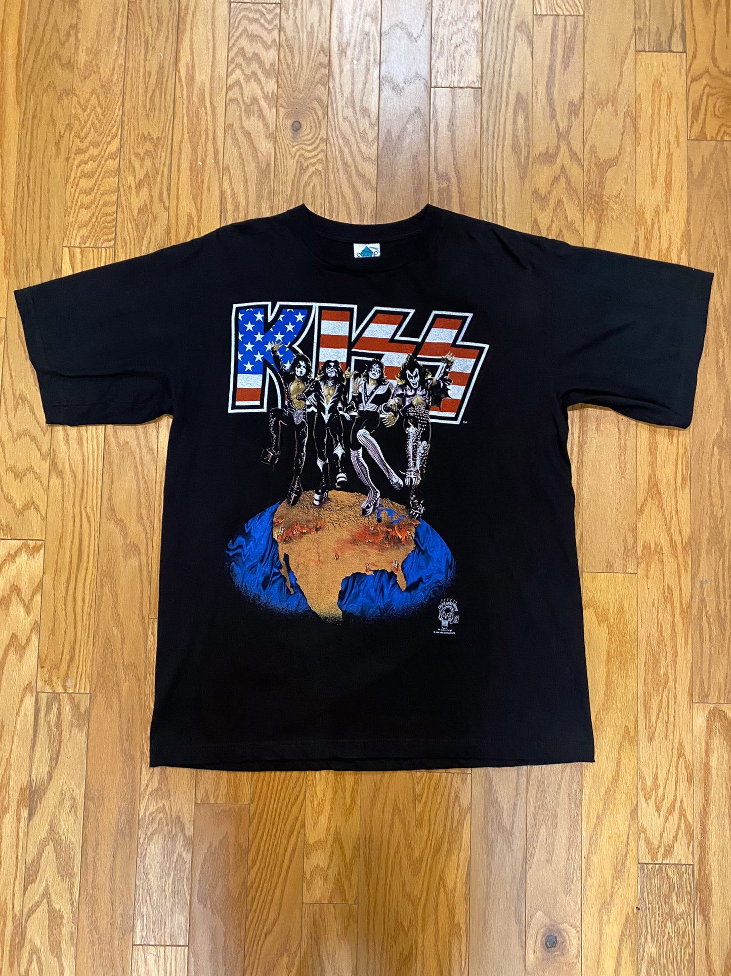 KISS ALIVE WORLDWIDE RARE 1996 DESTROY CINCINNATI VINTAGE DEADSTOCK TOUR TEE