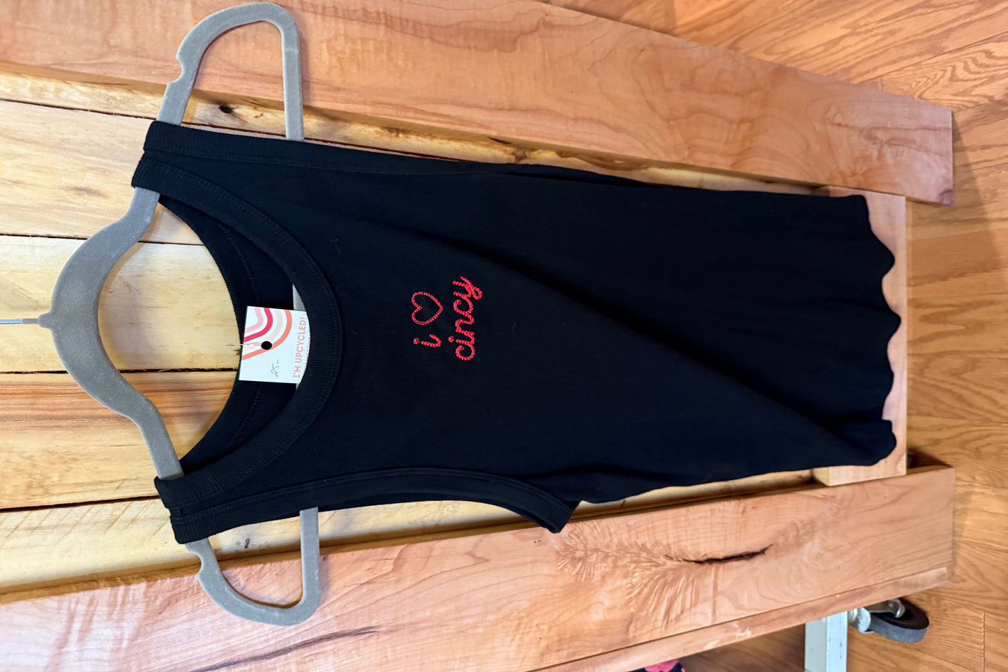 TOLD YA SEW "I HEART CINCY" REDS TANK TOP