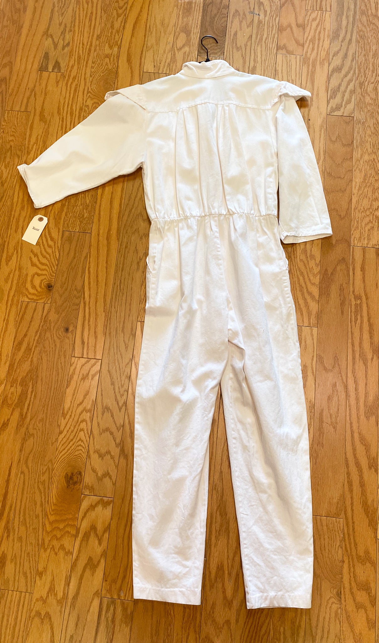VTG 80's LT PINK JUMPSUIT WITH BELT