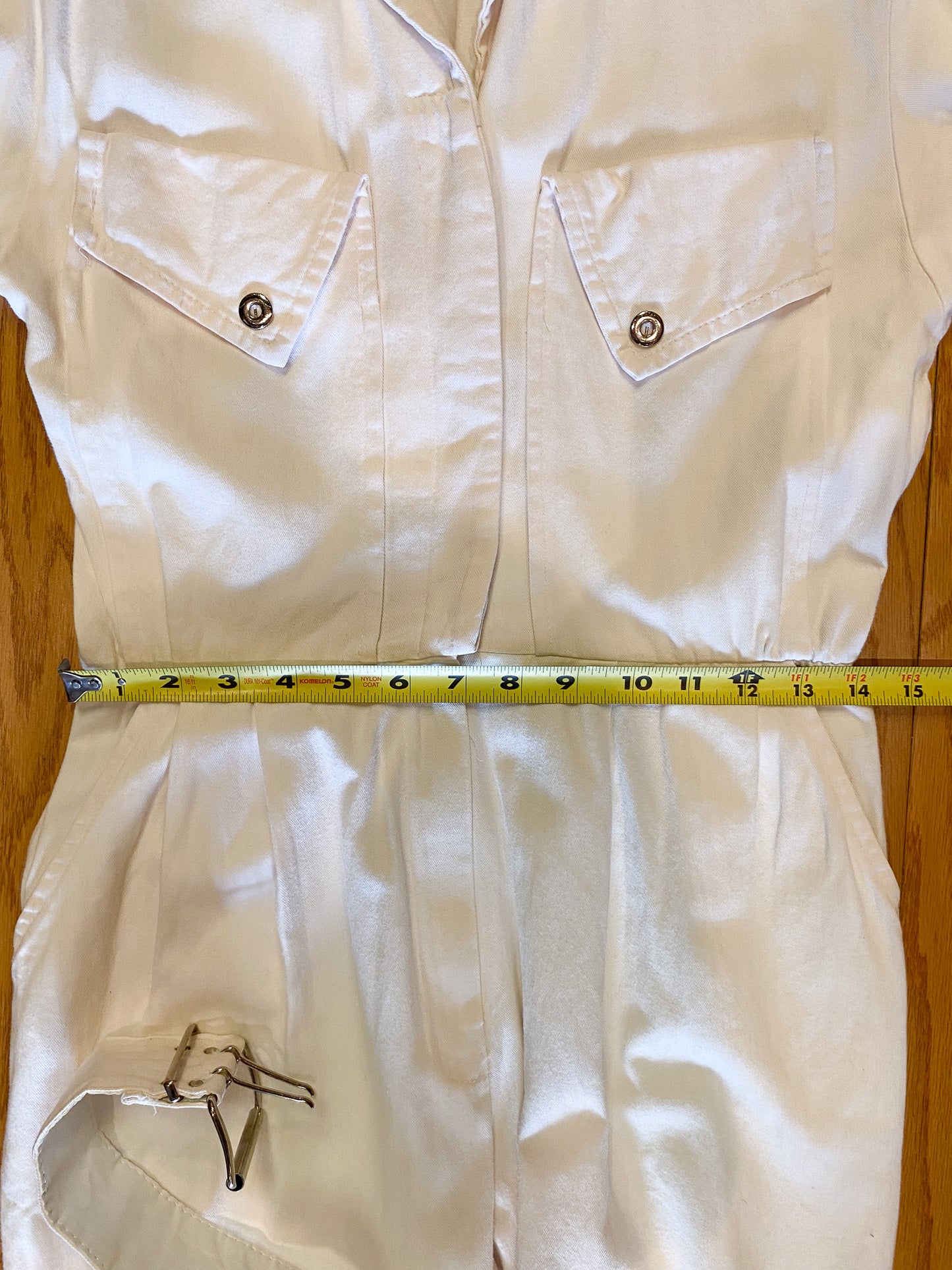 VTG 80's LT PINK JUMPSUIT WITH BELT