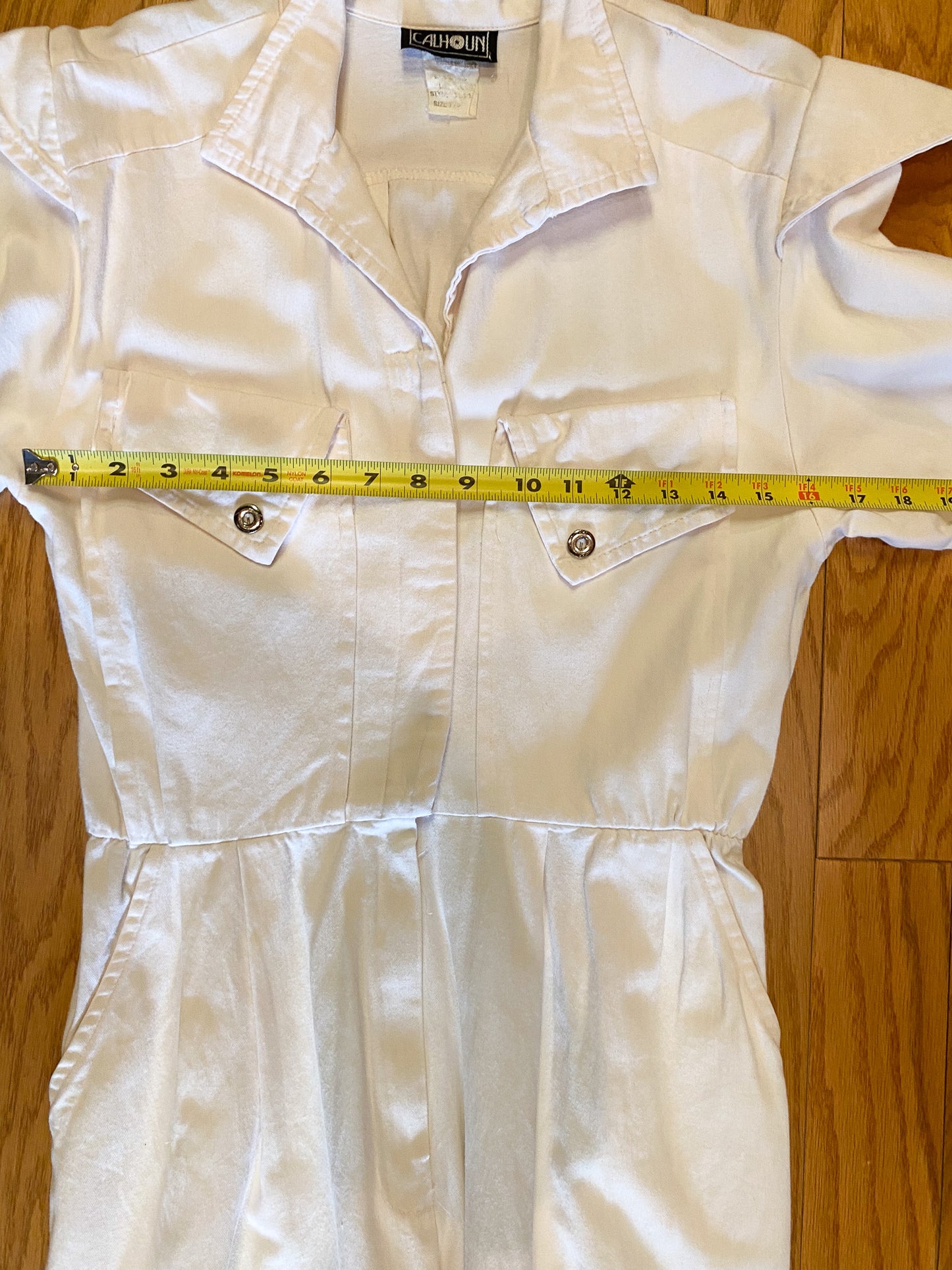VTG 80's LT PINK JUMPSUIT WITH BELT