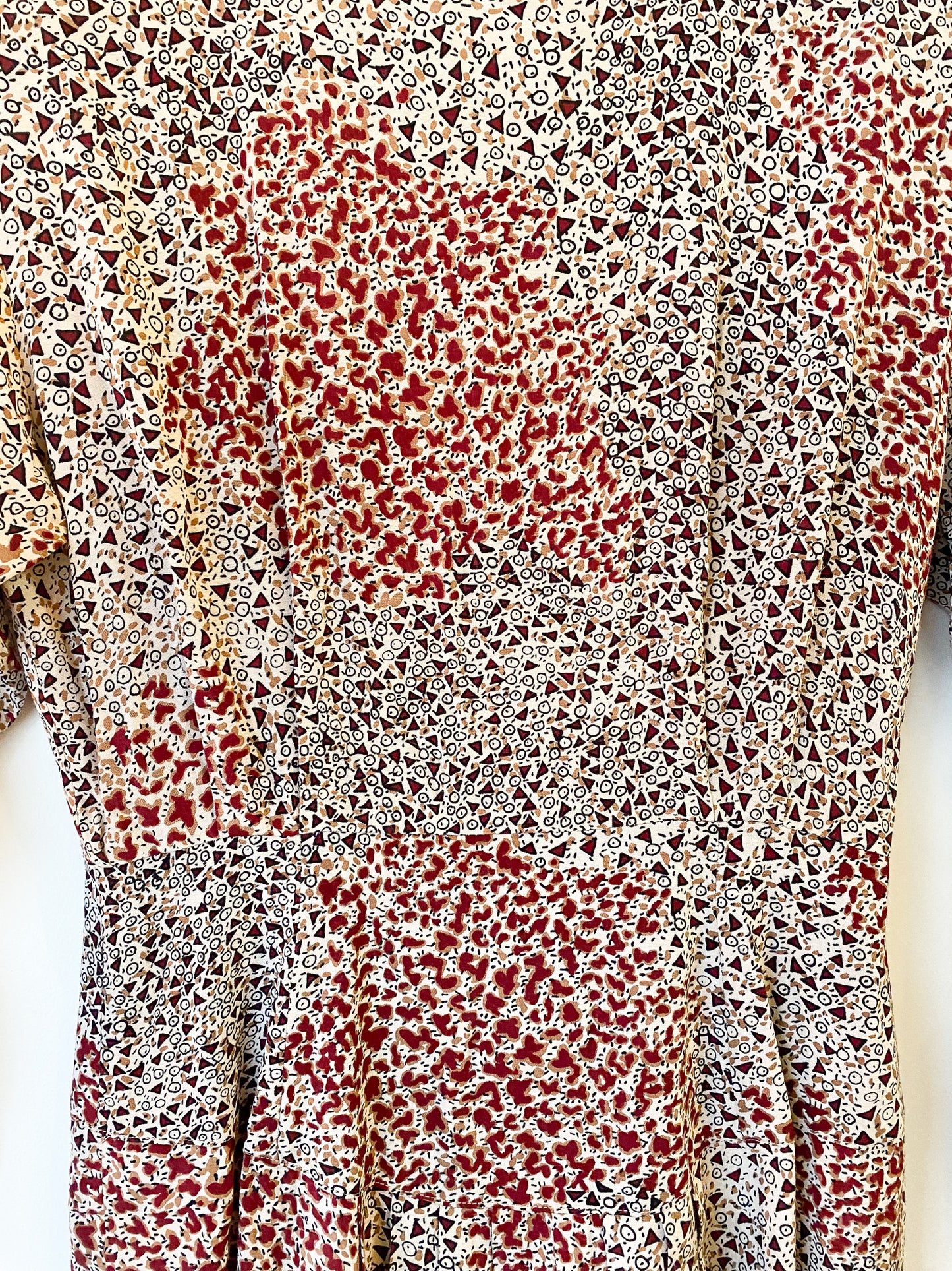 VINTAGE LATE 70'S CAROL ANDERSON PRINT DRESS