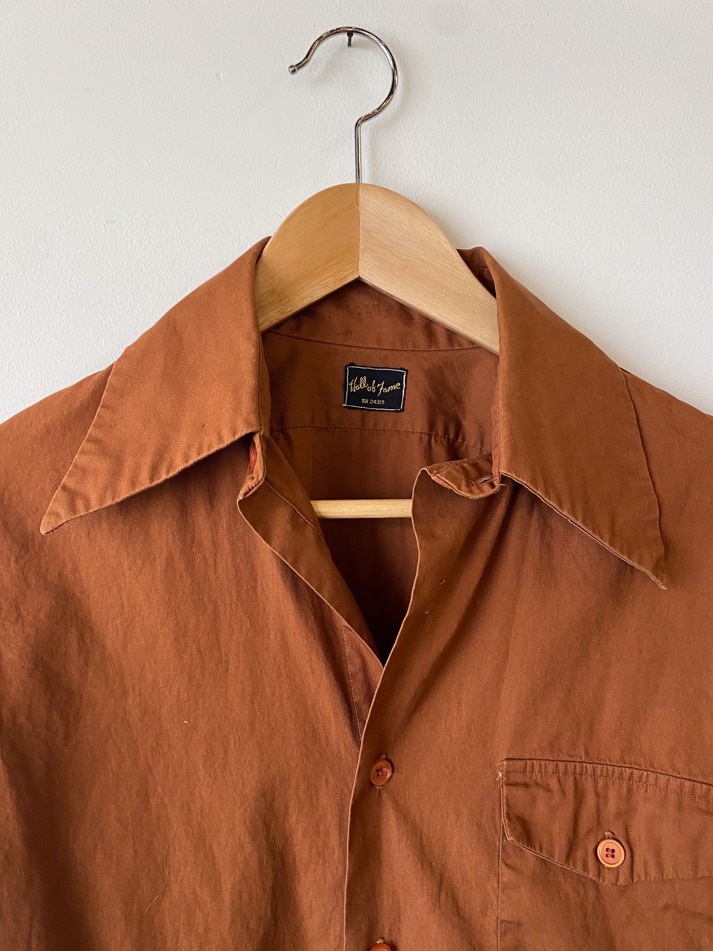 VINTAGE 70'S COLLAR BUTTONDOWN