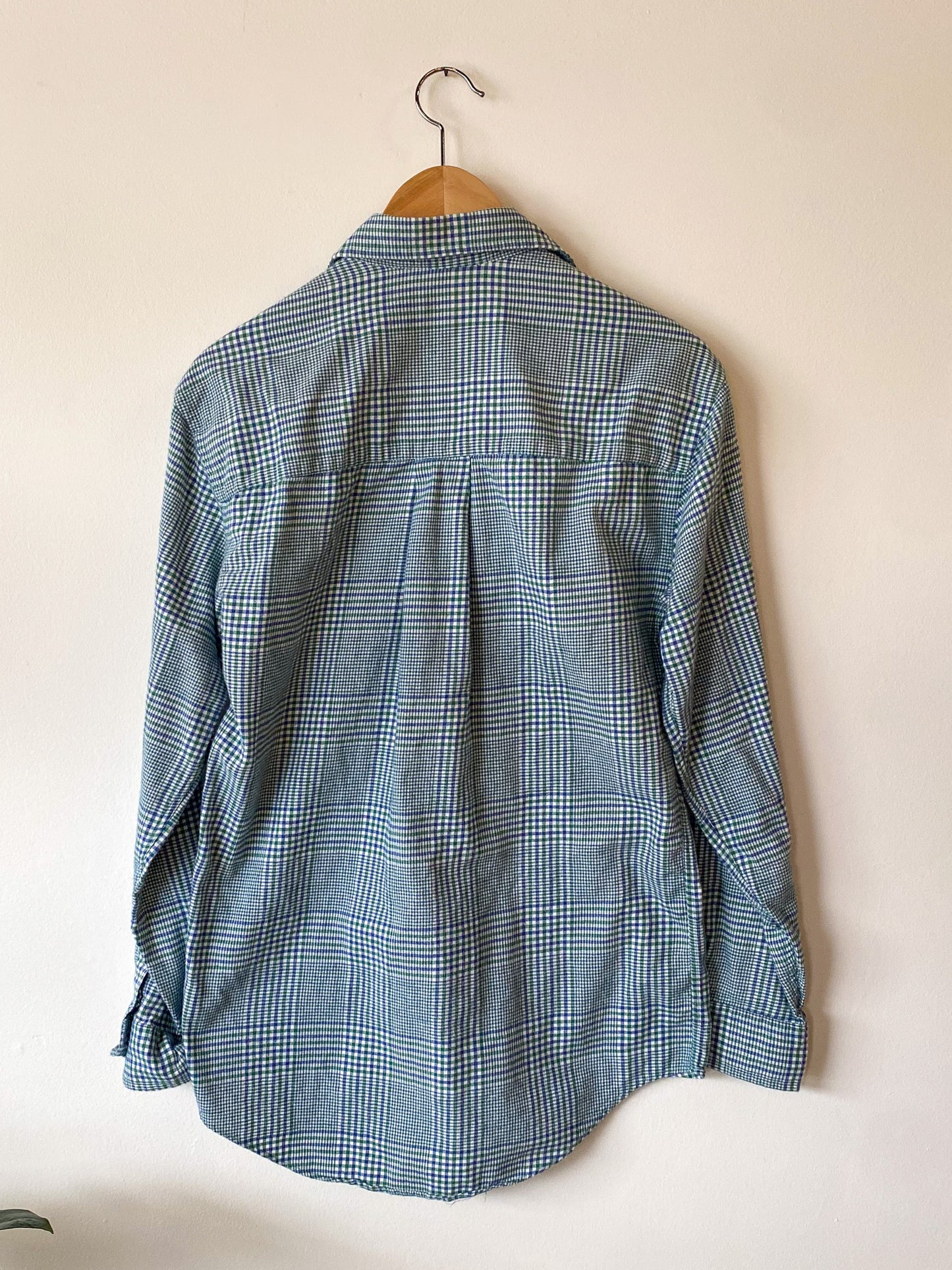 SAKS FIFTH AVENUE FLANNEL PLAID BUTTON DOWN