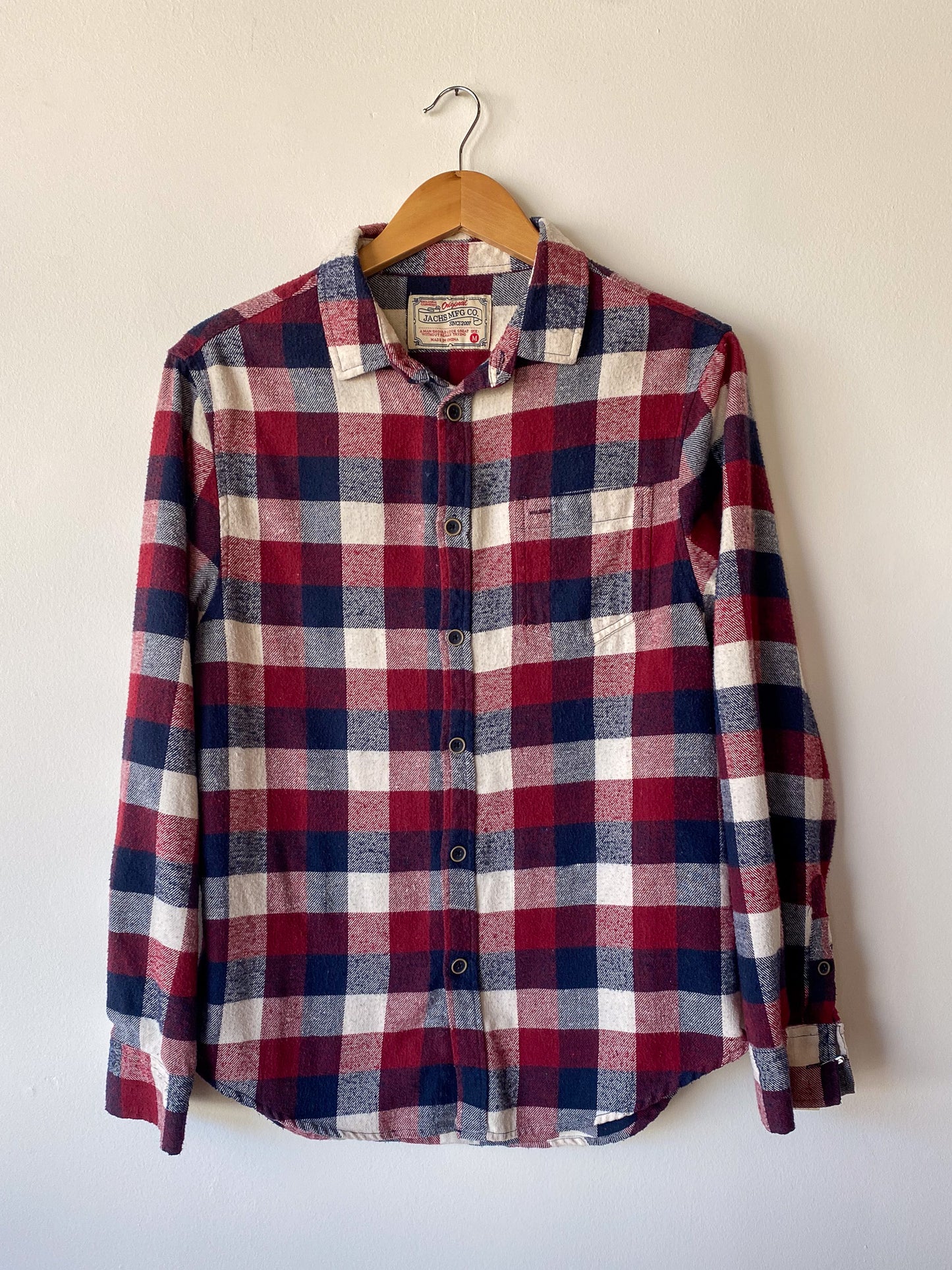 JACHS MFG CO FLANNEL BUTTONDOWN