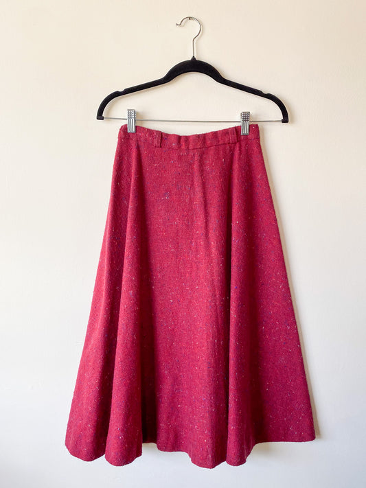 VINTAGE WOOL CIRCLE SKIRT