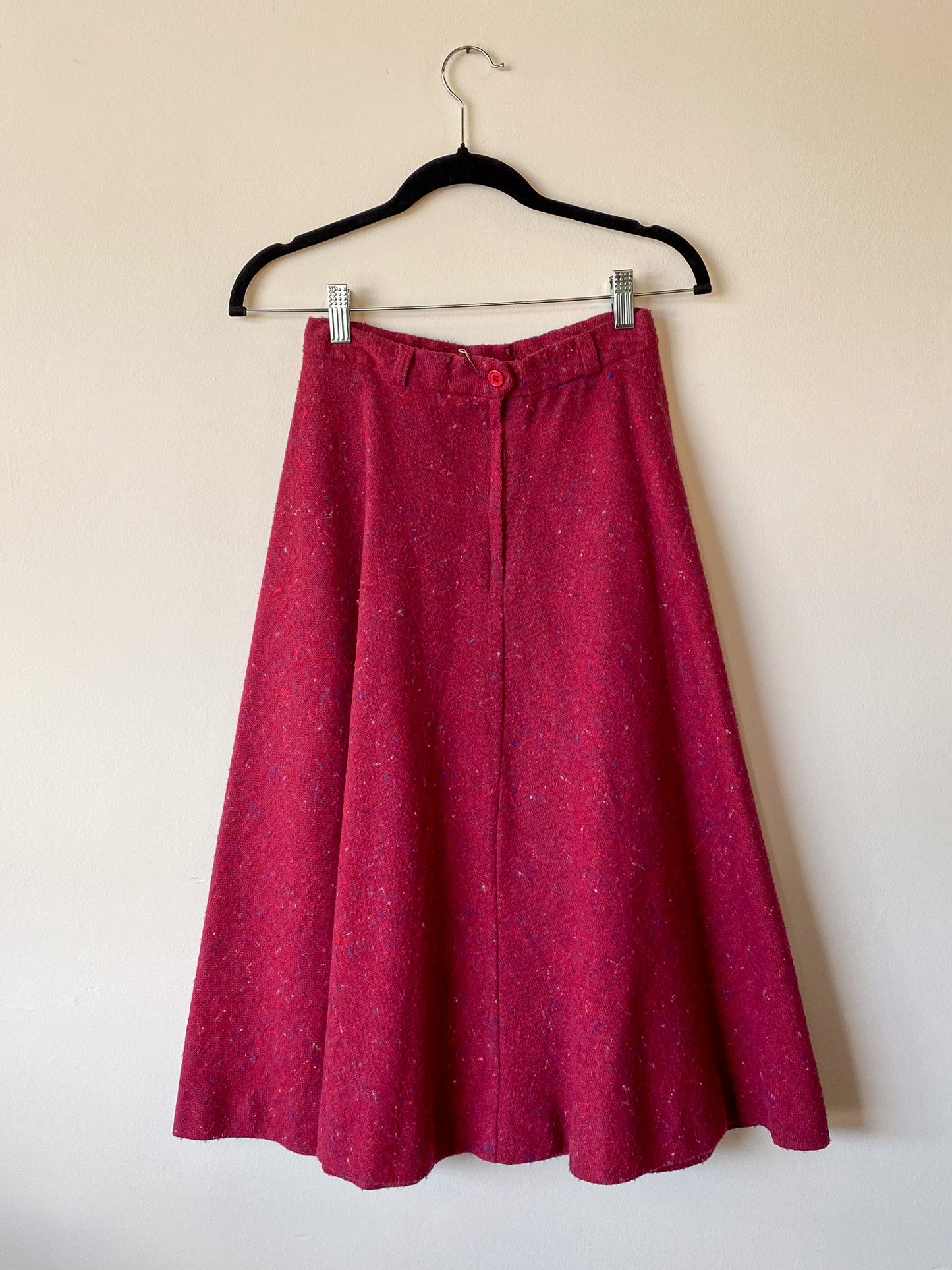 VINTAGE WOOL CIRCLE SKIRT