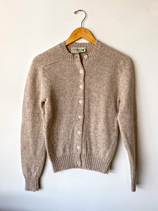 VINTAGE CAROL REED CLASSIC WOOL CARDIGAN