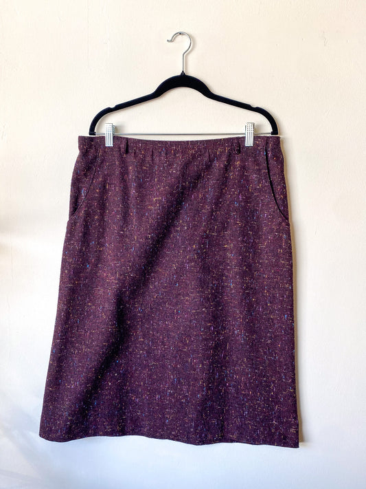 VINTAGE JBJ WOOL ALINE SKIRT