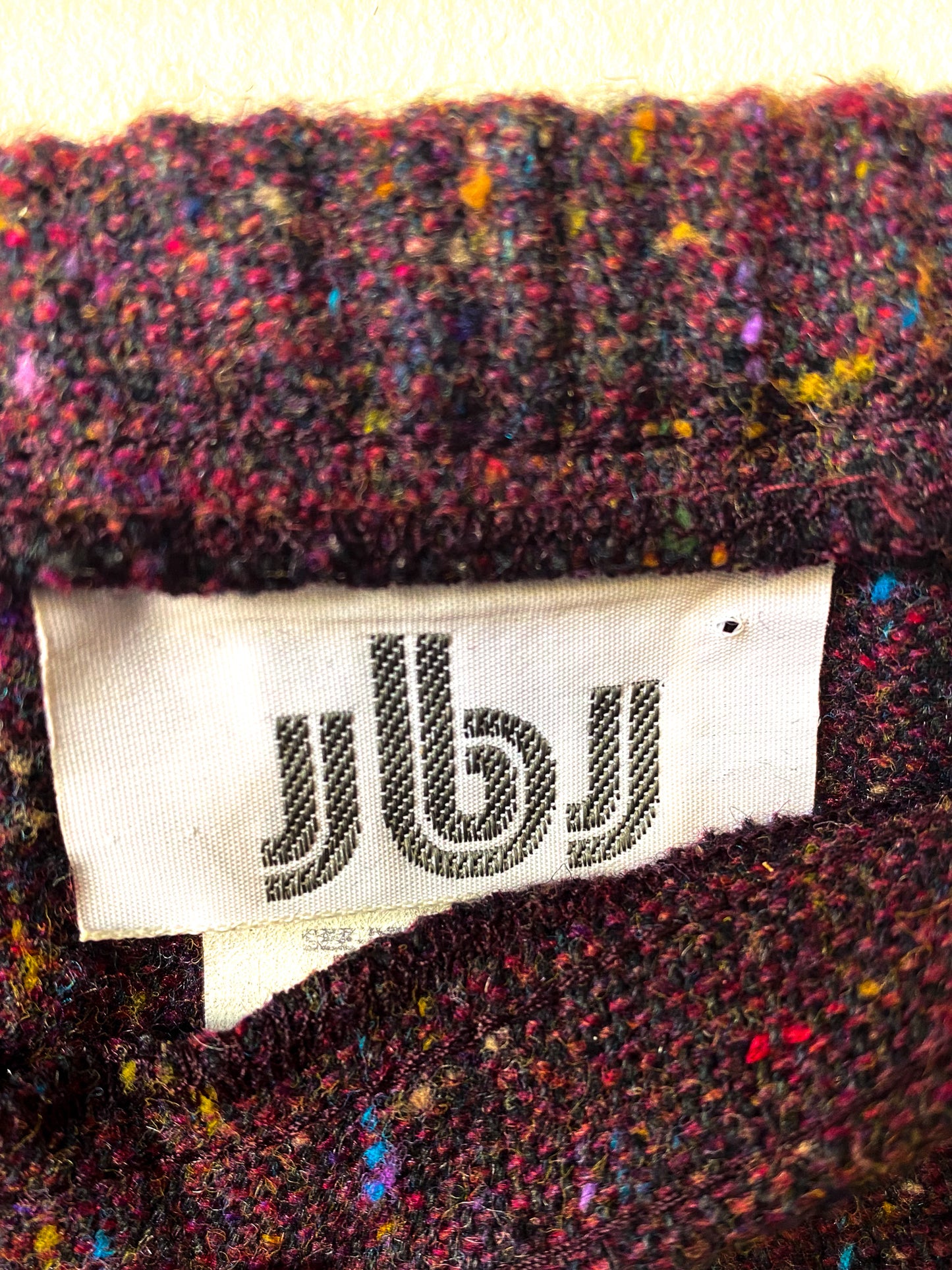 VINTAGE JBJ WOOL ALINE SKIRT