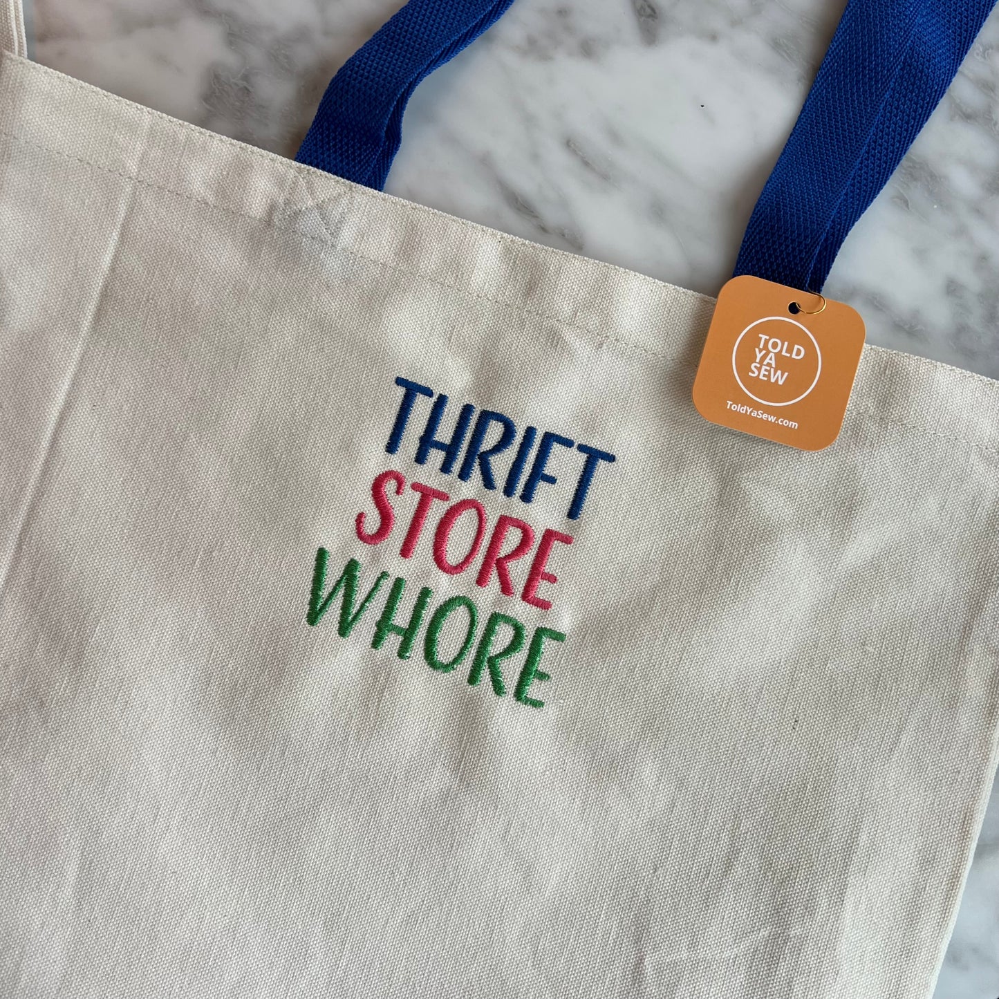 TOLD YA SEW MARKET TOTE BAGS