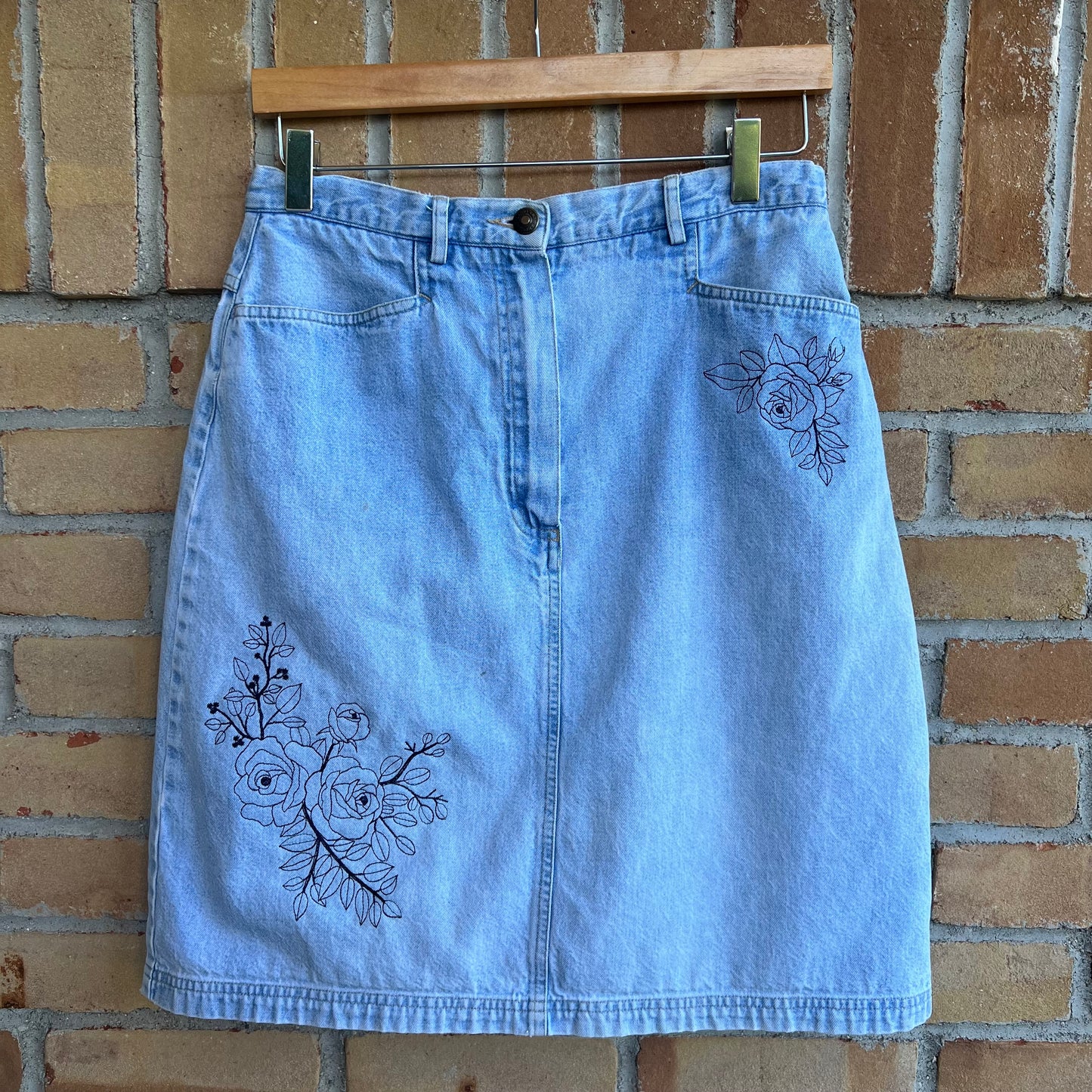 TOLD YA SEW LANDS END DENIM SKIRT