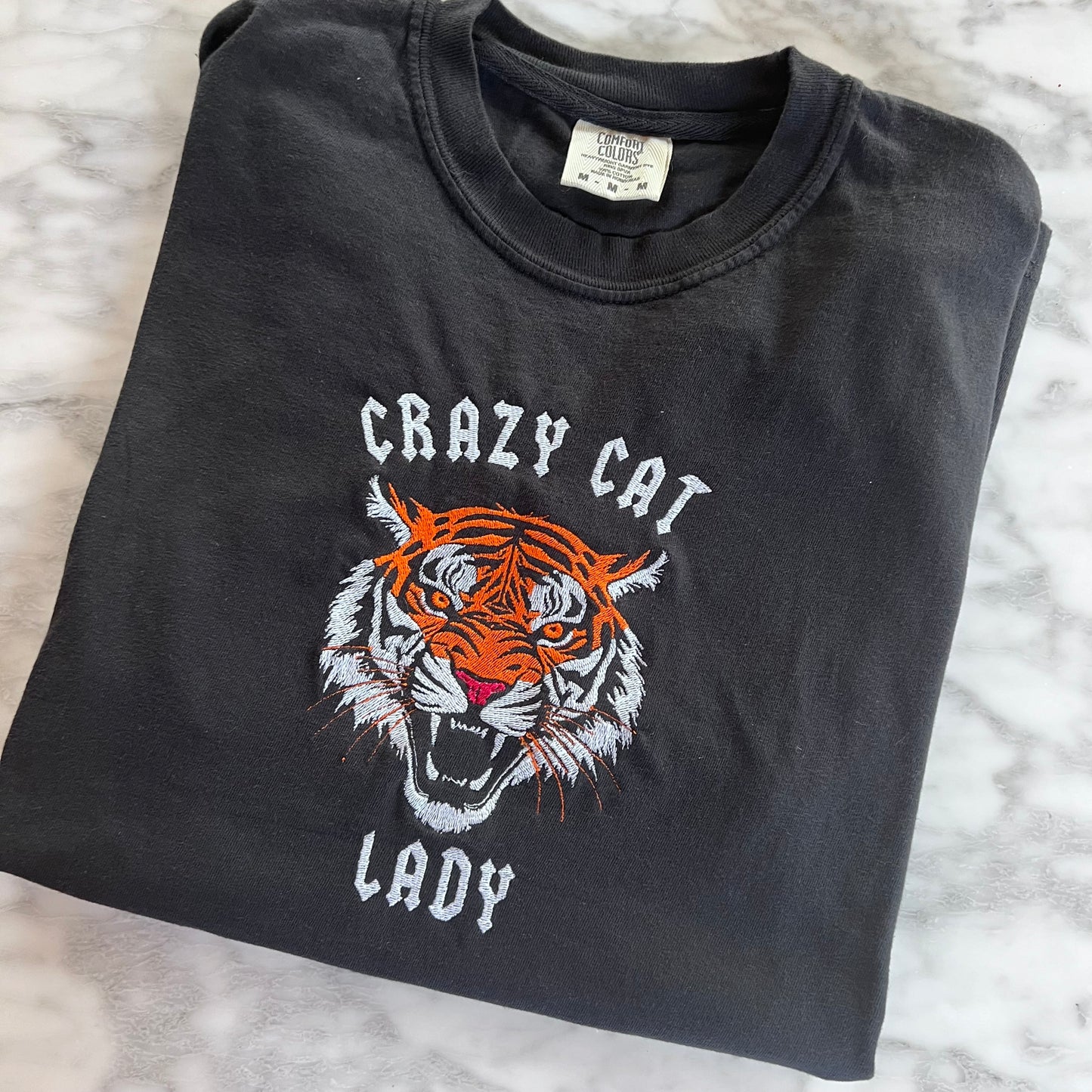 TOLD YA SEW CRAZY CAT LADY T-SHIRT