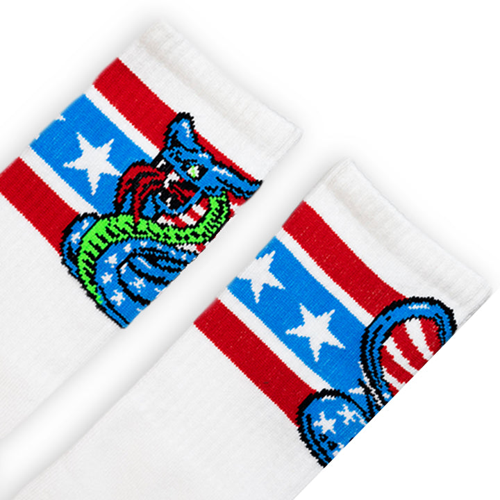 SOCCO DIRTY DONNY ORGANIC -AMERICAN COBRA CREW SOCKS