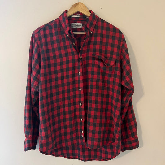 SEARS ROEBUCK MENS FLANNEL SHIRT