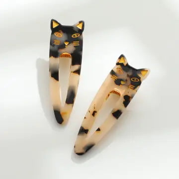 Elodie | Cute Cat Eco-Friendly Hair Clip (Set of 2)