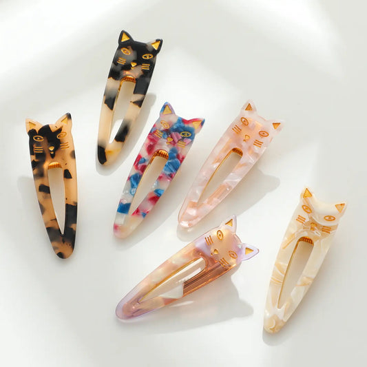 Elodie | Cute Cat Eco-Friendly Hair Clip (Set of 2)