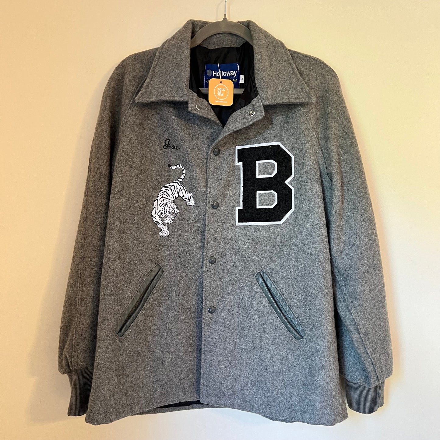 TOLD YA SEW JOE BURROW VARSITY JACKET