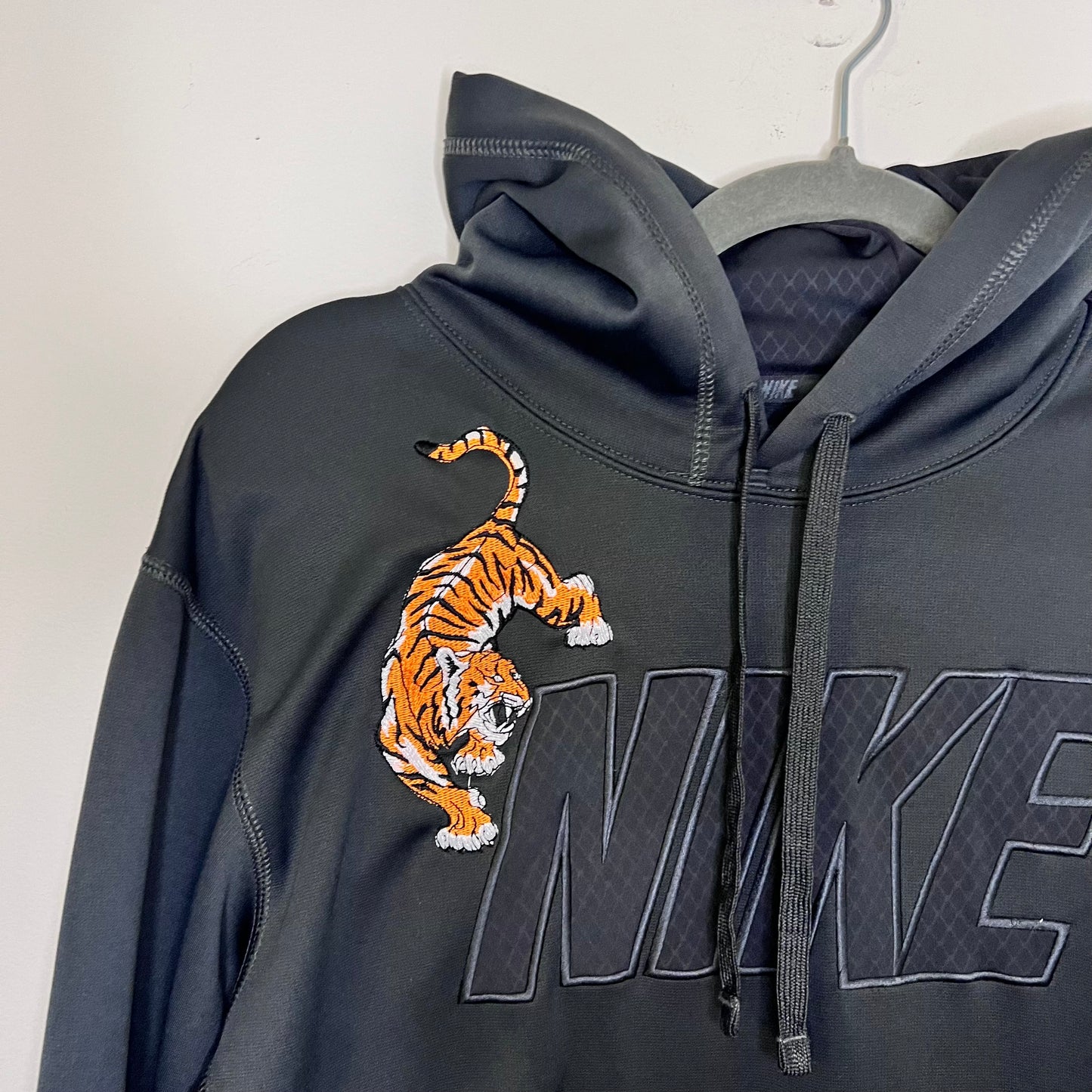 TOLD YA SEW TIGER EMBROIDERED NIKE HOODIE