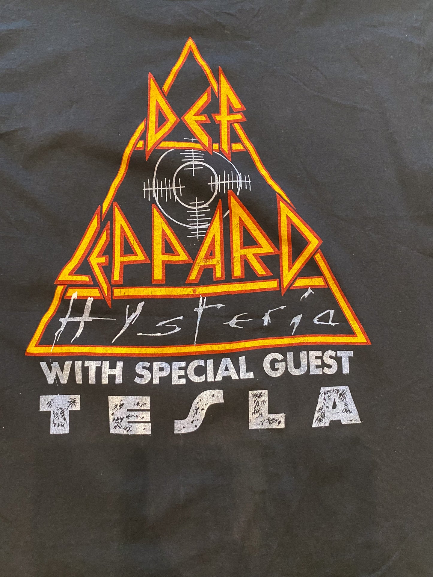 DEF LEPPARD HYSTERIA WORLD TOUR 1988 VINTAGE DEADSTOCK TEE