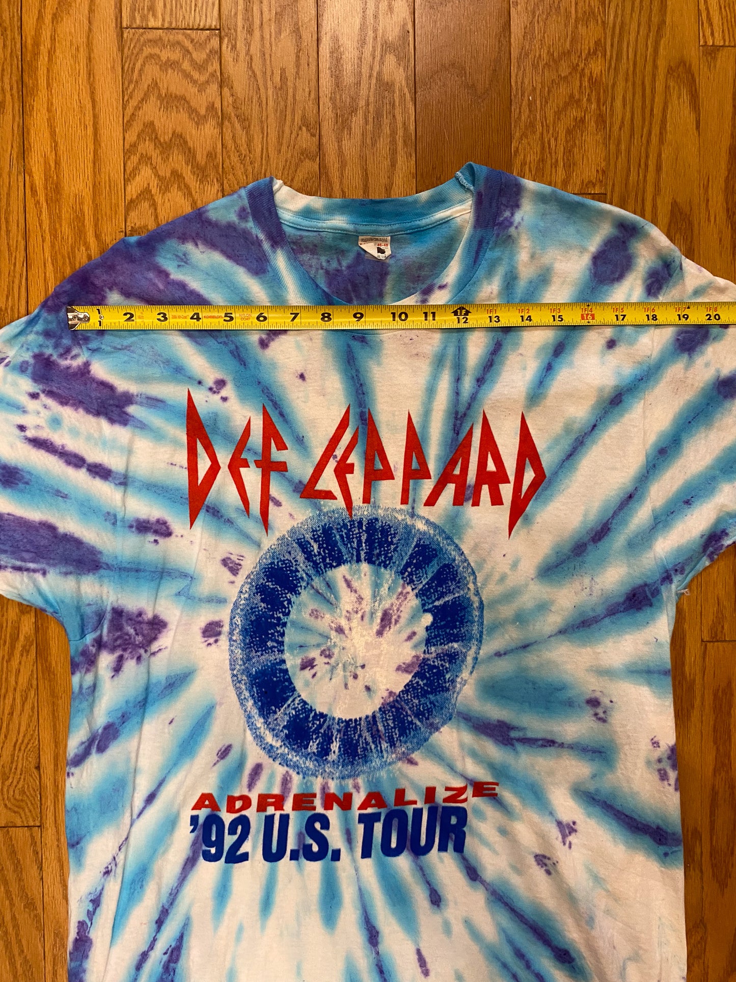 DEF LEPPARD ADRENALIZE WORLD TOUR 1992 RARE VINTAGE DEADSTOCK TEE #2