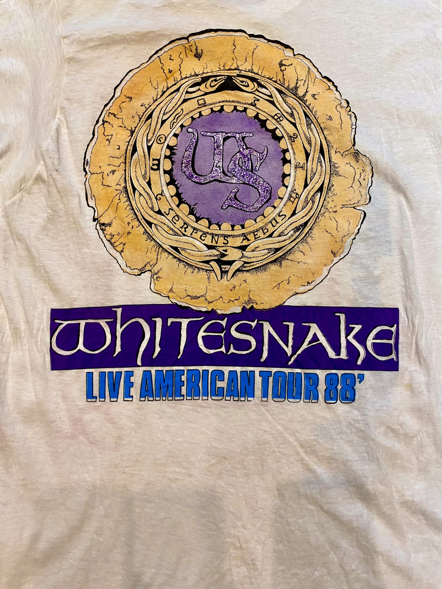 WHITESNAKE VINTAGE DEADSTOCK 1988 IS THIS LOVE TOUR TEE