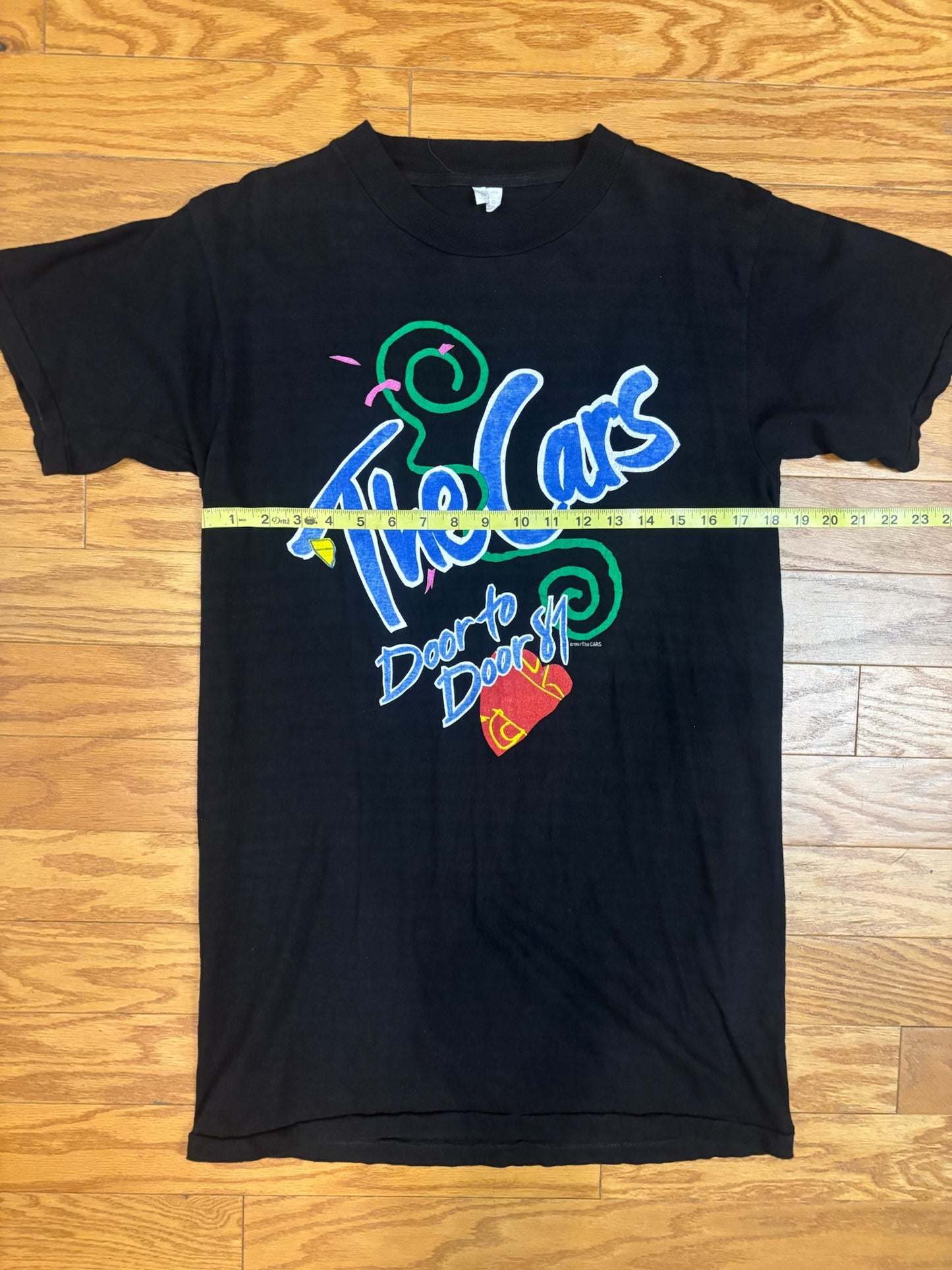 THE CARS VINTAGE DEADSTOCK "DOOR TO DOOR" 1987 TOUR TEE XL