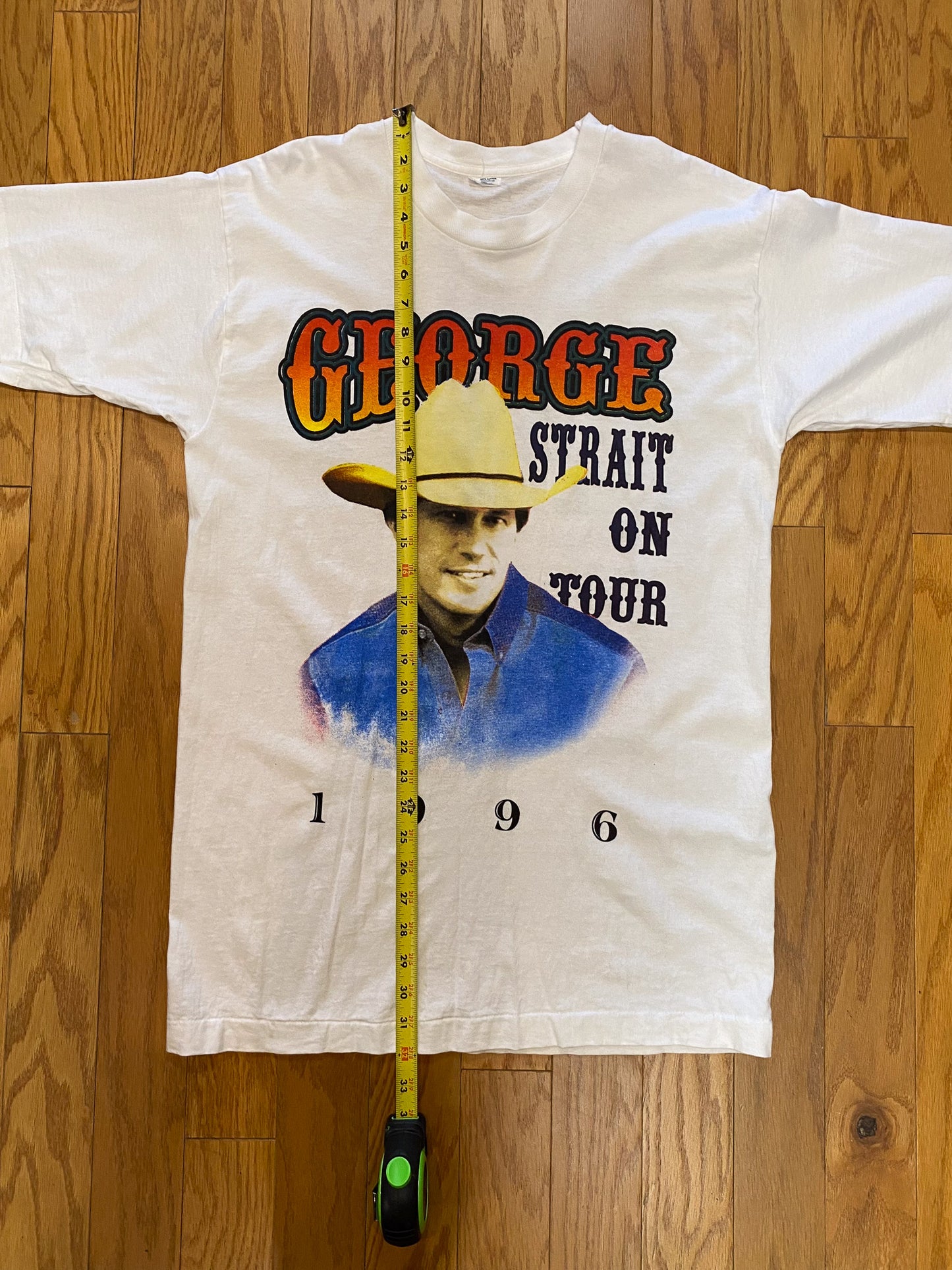 GEORGE STRAIT 1996 STRAIT ON TOUR VINTAGE DEADSTOCK TEE