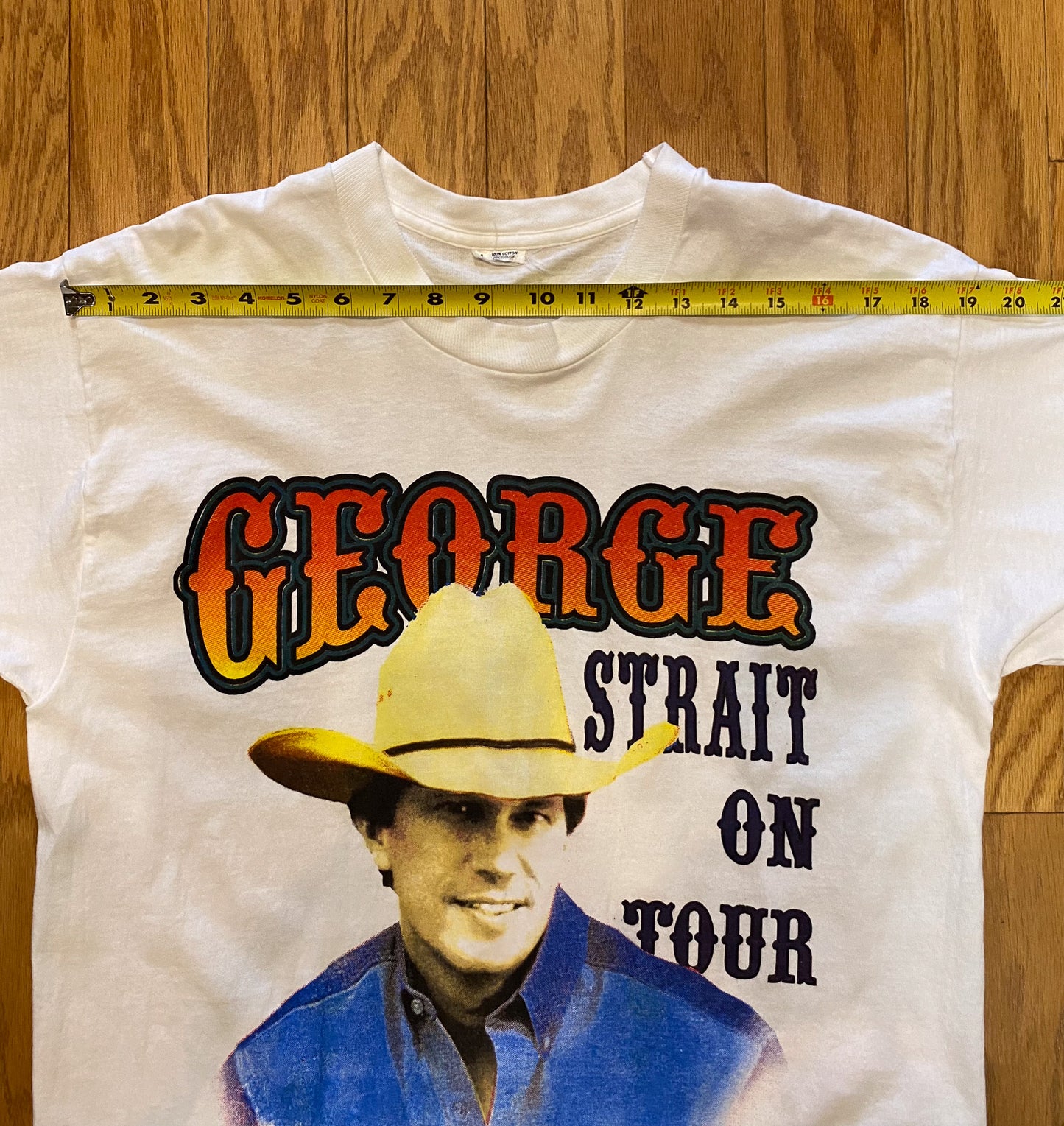 GEORGE STRAIT 1996 STRAIT ON TOUR VINTAGE DEADSTOCK TEE