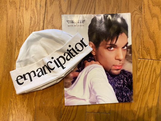 PRINCE EMANCIPATION 1990 TOUR VERY RARE EMANCIPATION BEANIE + PROGRAM