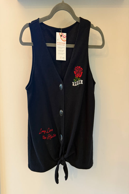 TOLD YA SEW ROSE "LONG LIVE THE HUSTLE" WOMEN'S SLEEVELESS TANK