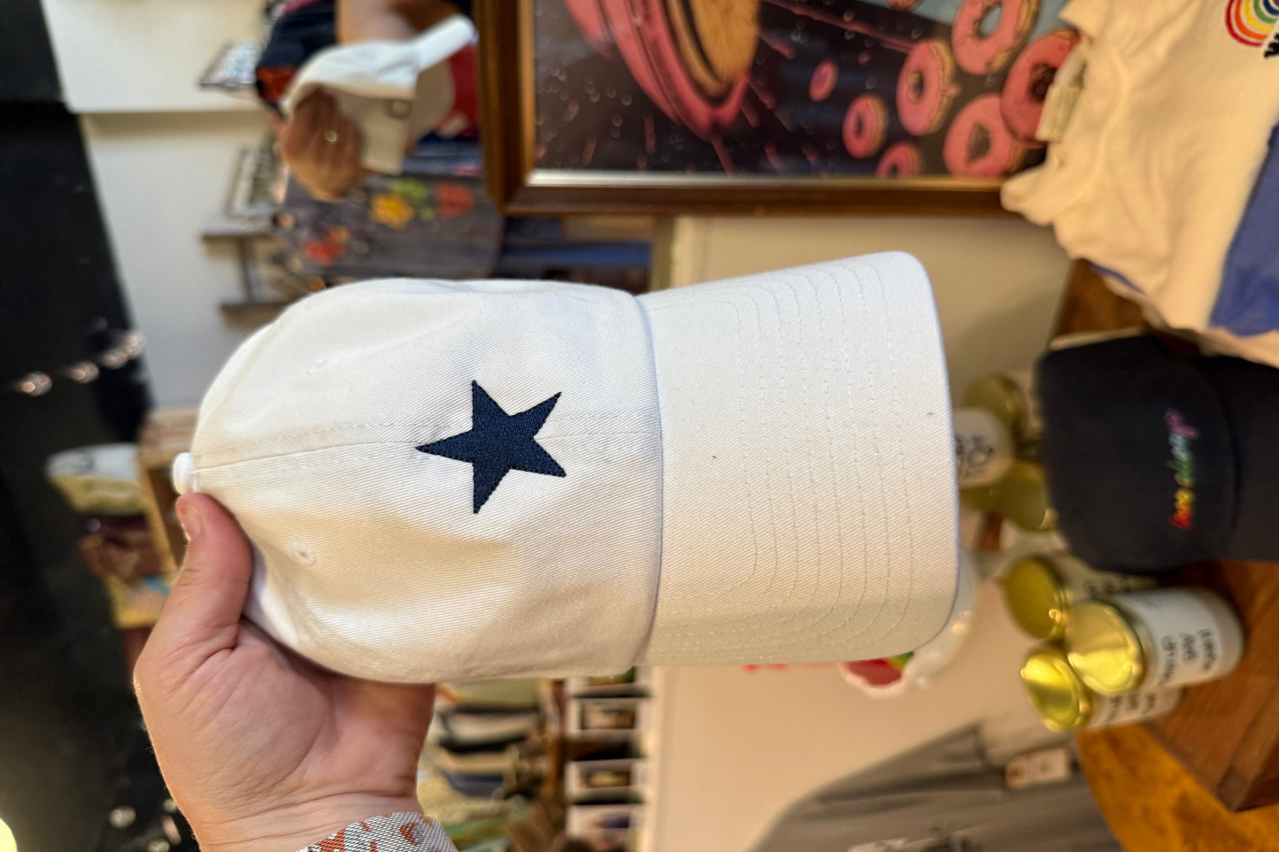TOLD YA SEW BLUE STAR EMBROIDERED HAT