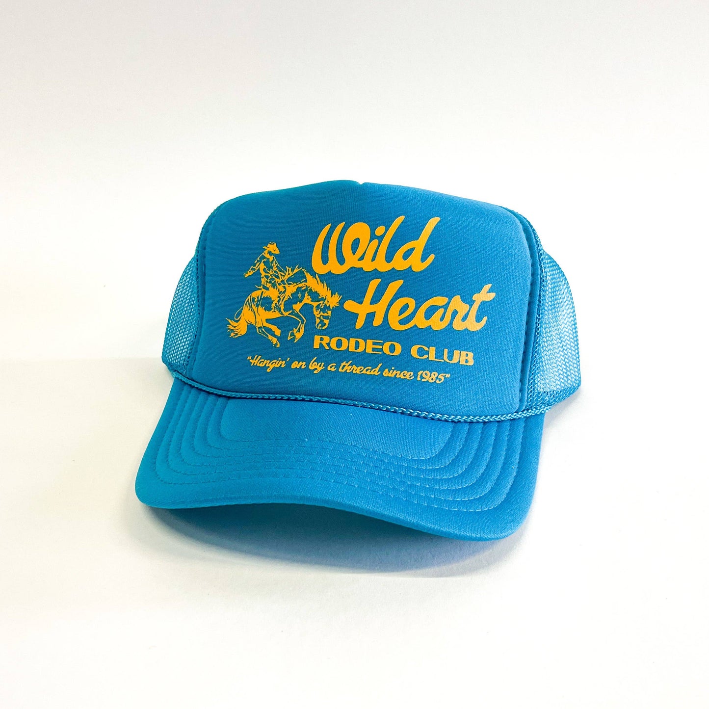 Rodeo Cowboy Trucker Hat Wild Heart Rodeo Club