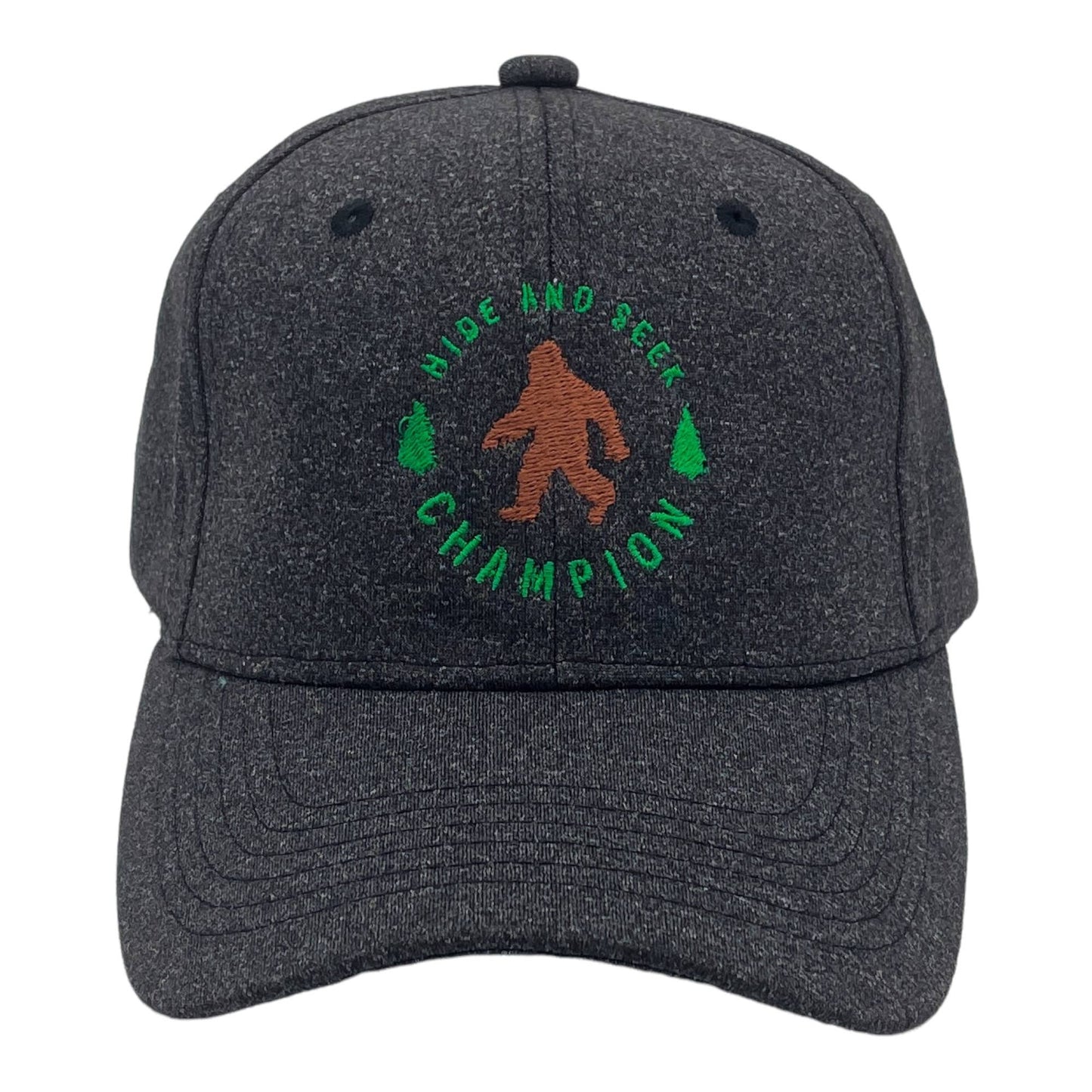 Hide And Seek Champion Hat Funny Bigfoot Sasquatch Cap