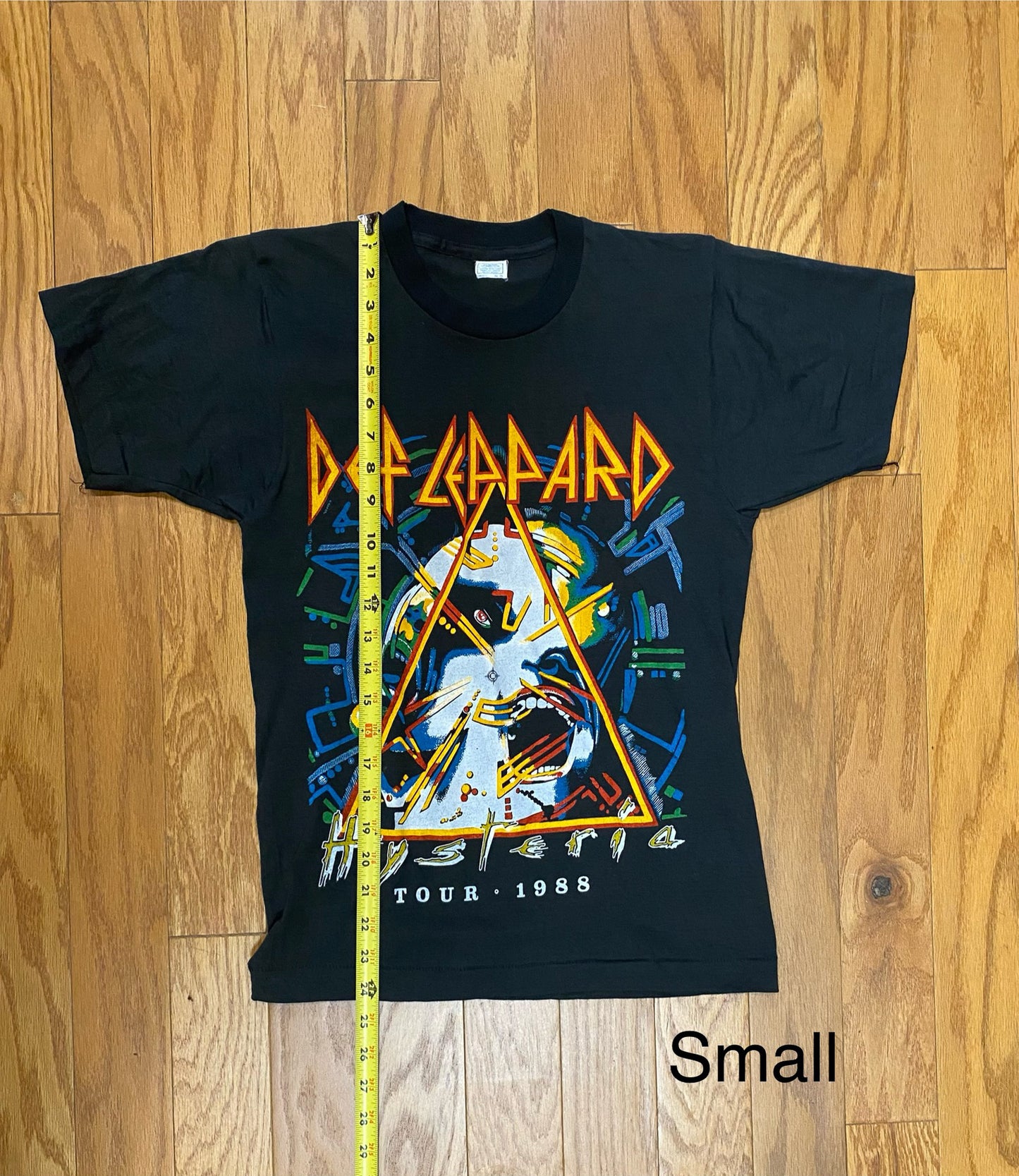 DEF LEPPARD HYSTERIA WORLD TOUR 1988 VINTAGE DEADSTOCK TEE