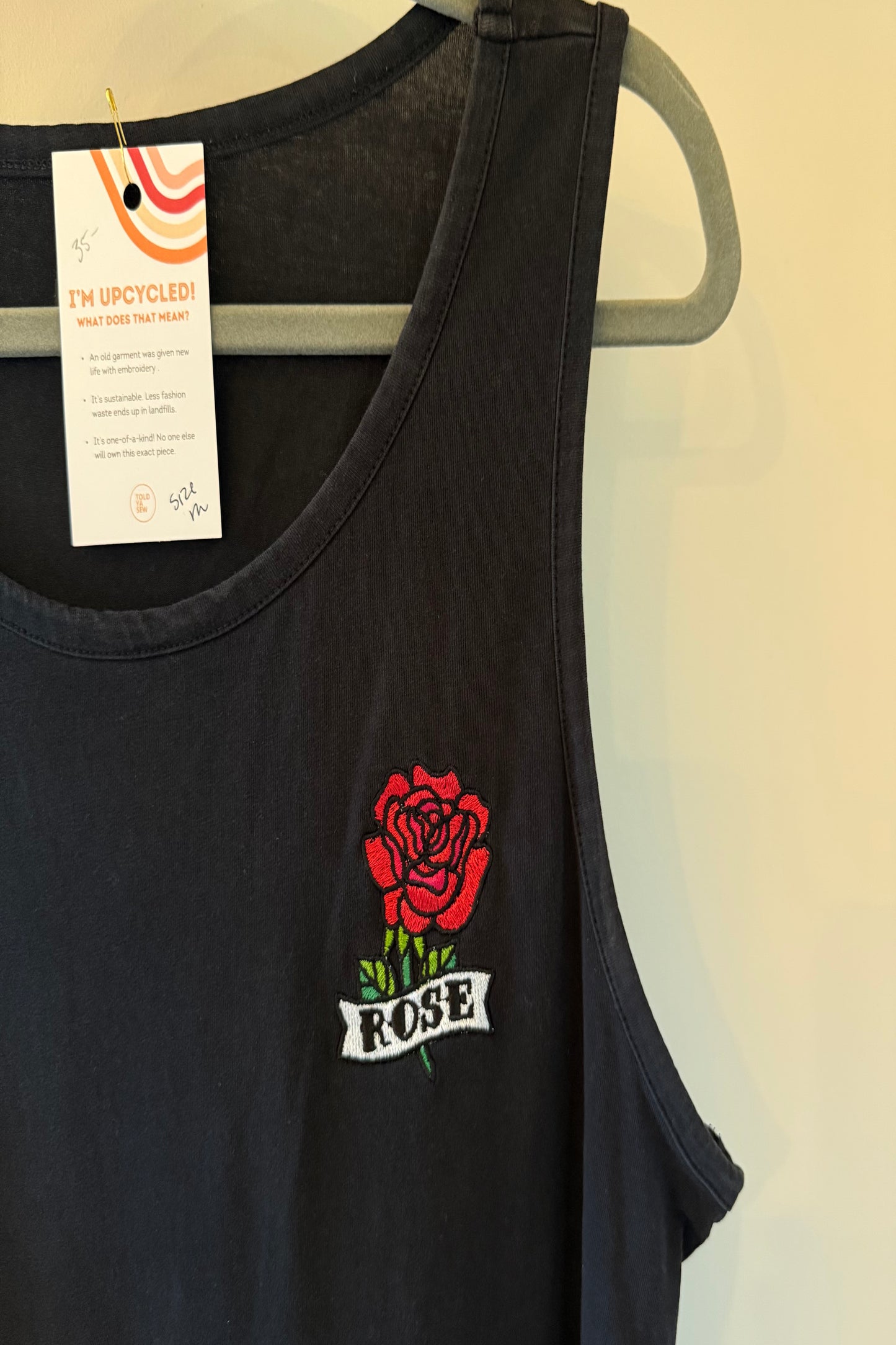 TOLD YA SEW ROSE MEN'S TANK TOP