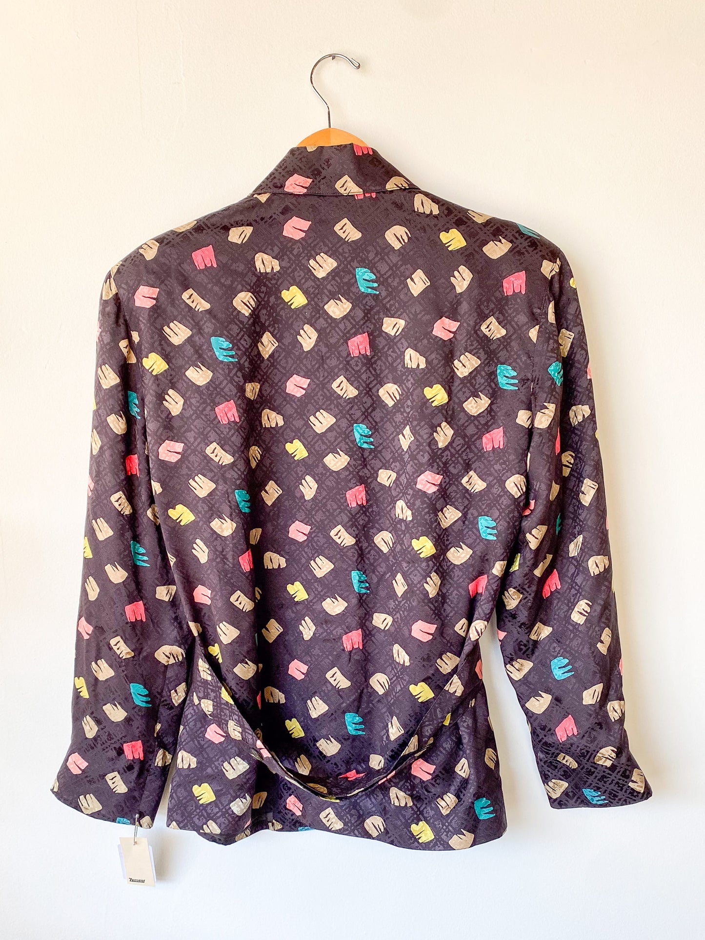 VINTAGE ANNE KLEIN II SILK BLAZER