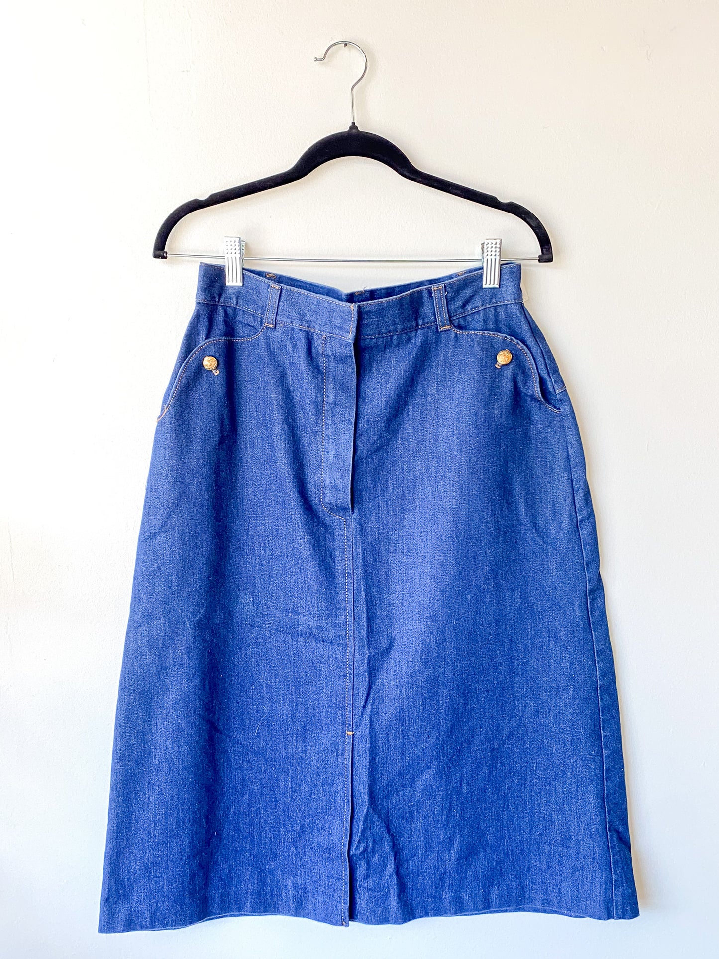 DENIM A-LINE SKIRT