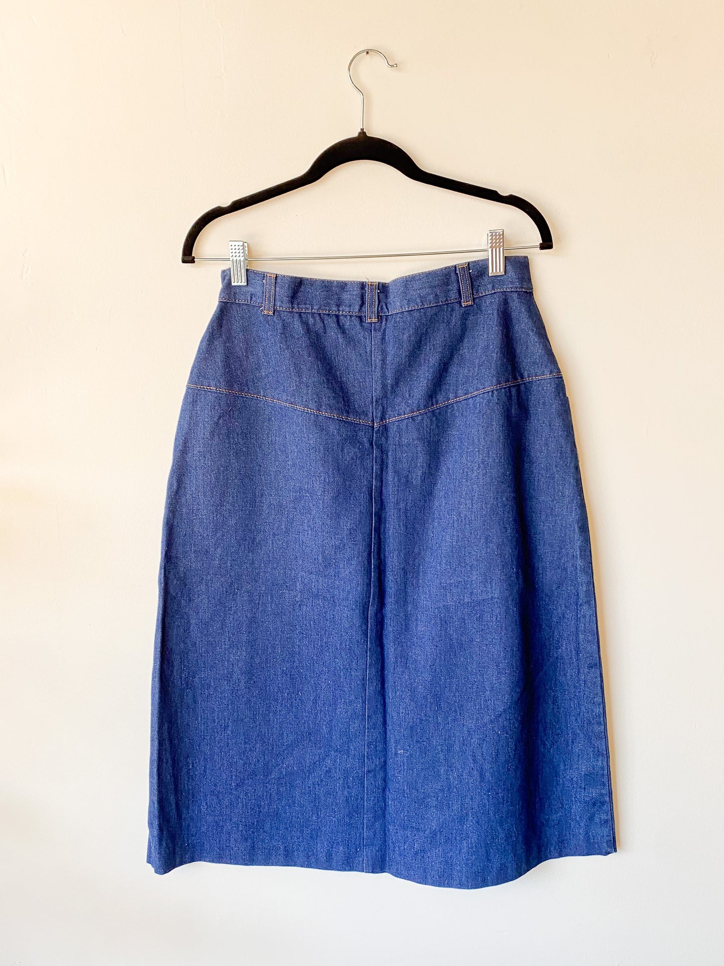 DENIM A-LINE SKIRT