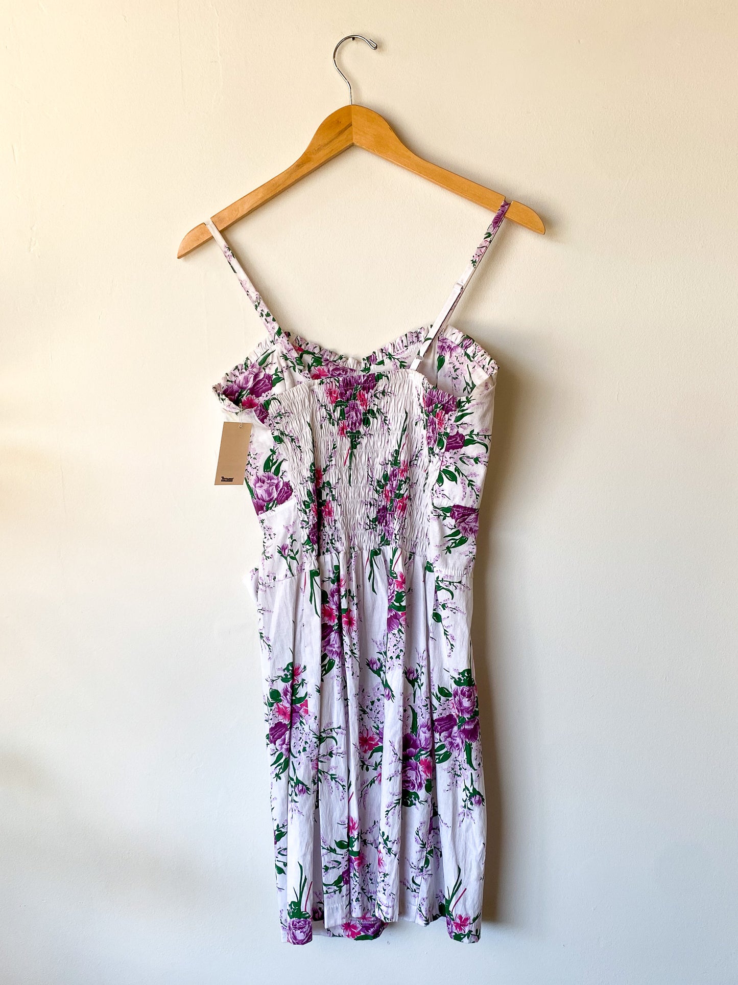 VINTAGE 80'S FLORAL MINI SUNDRESS