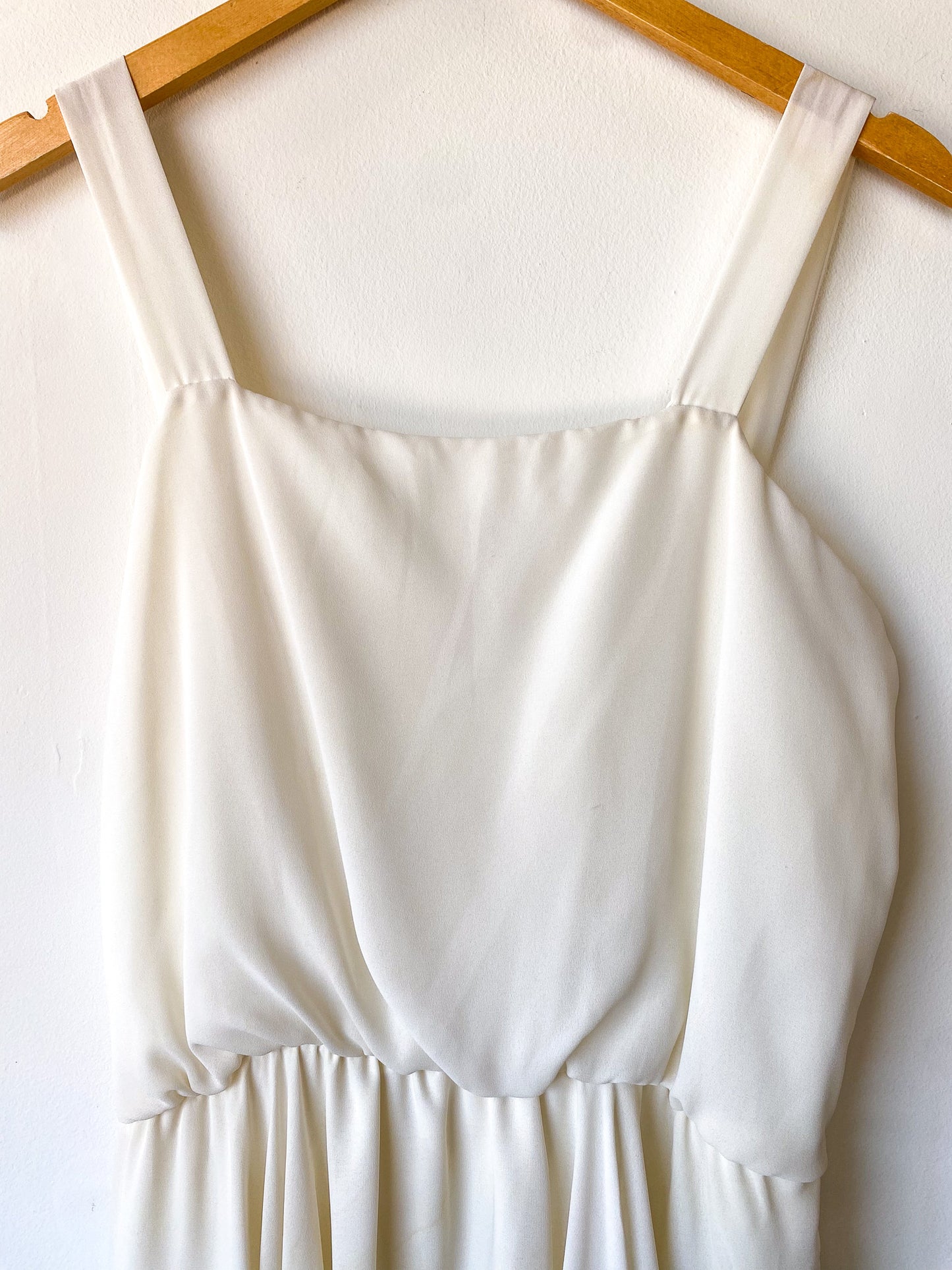 VINTAGE IVORY CHIFFON DANCE DRESS