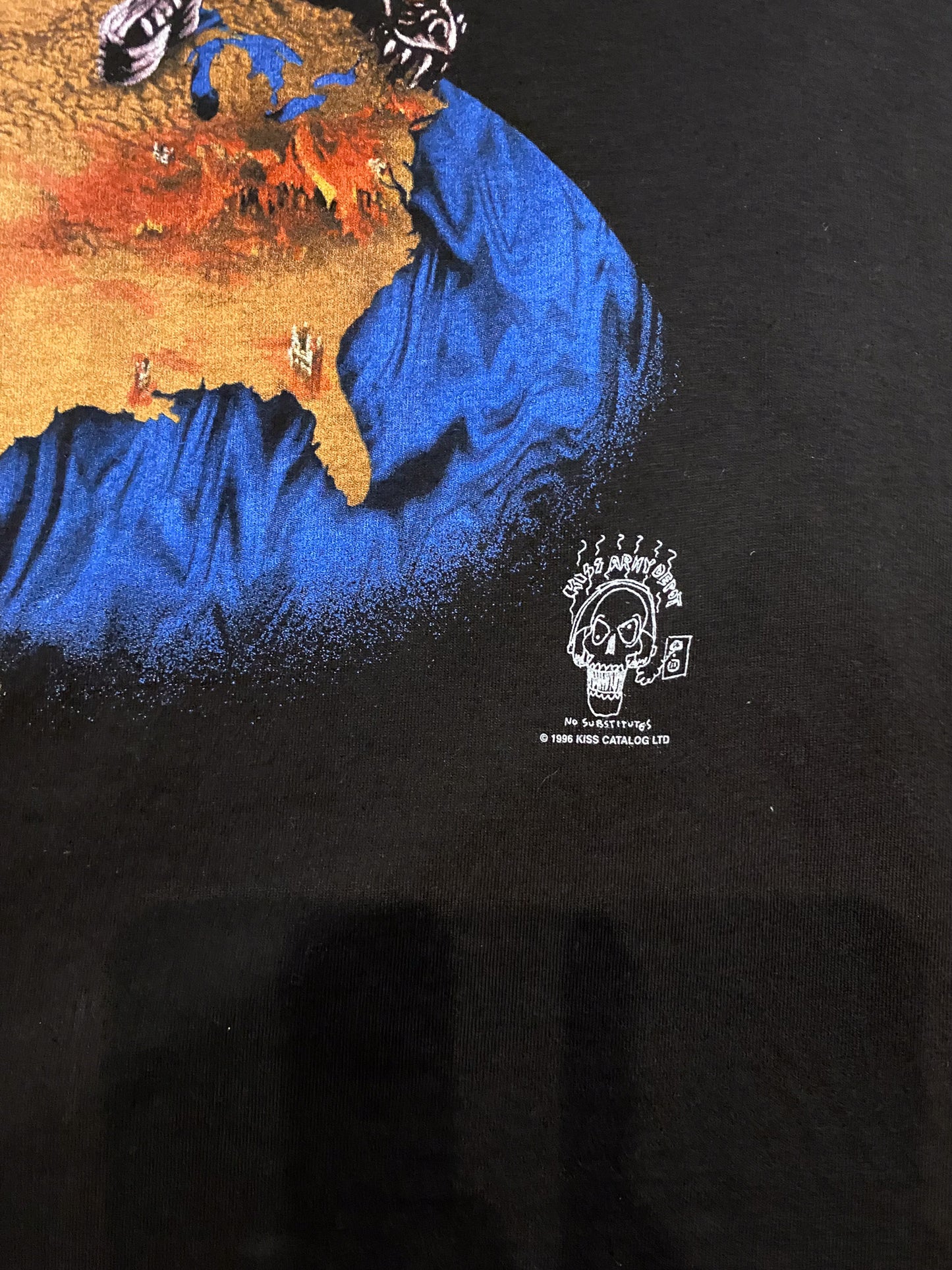 KISS ALIVE WORLDWIDE RARE 1996 DESTROY CINCINNATI VINTAGE DEADSTOCK TOUR TEE