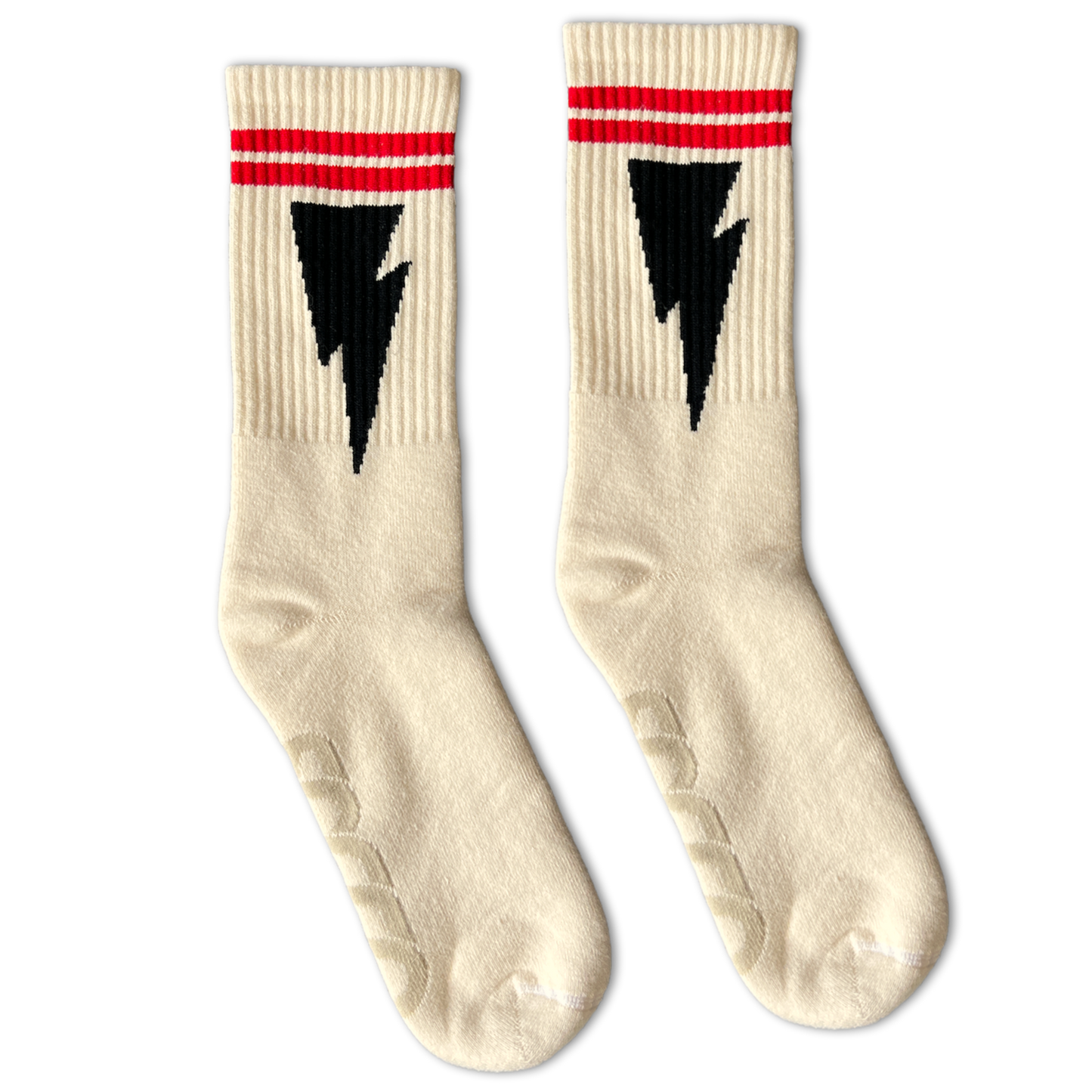 SOCCO NATURALS| MIKE VALLELY LIGHTENING BOLT SOCKS